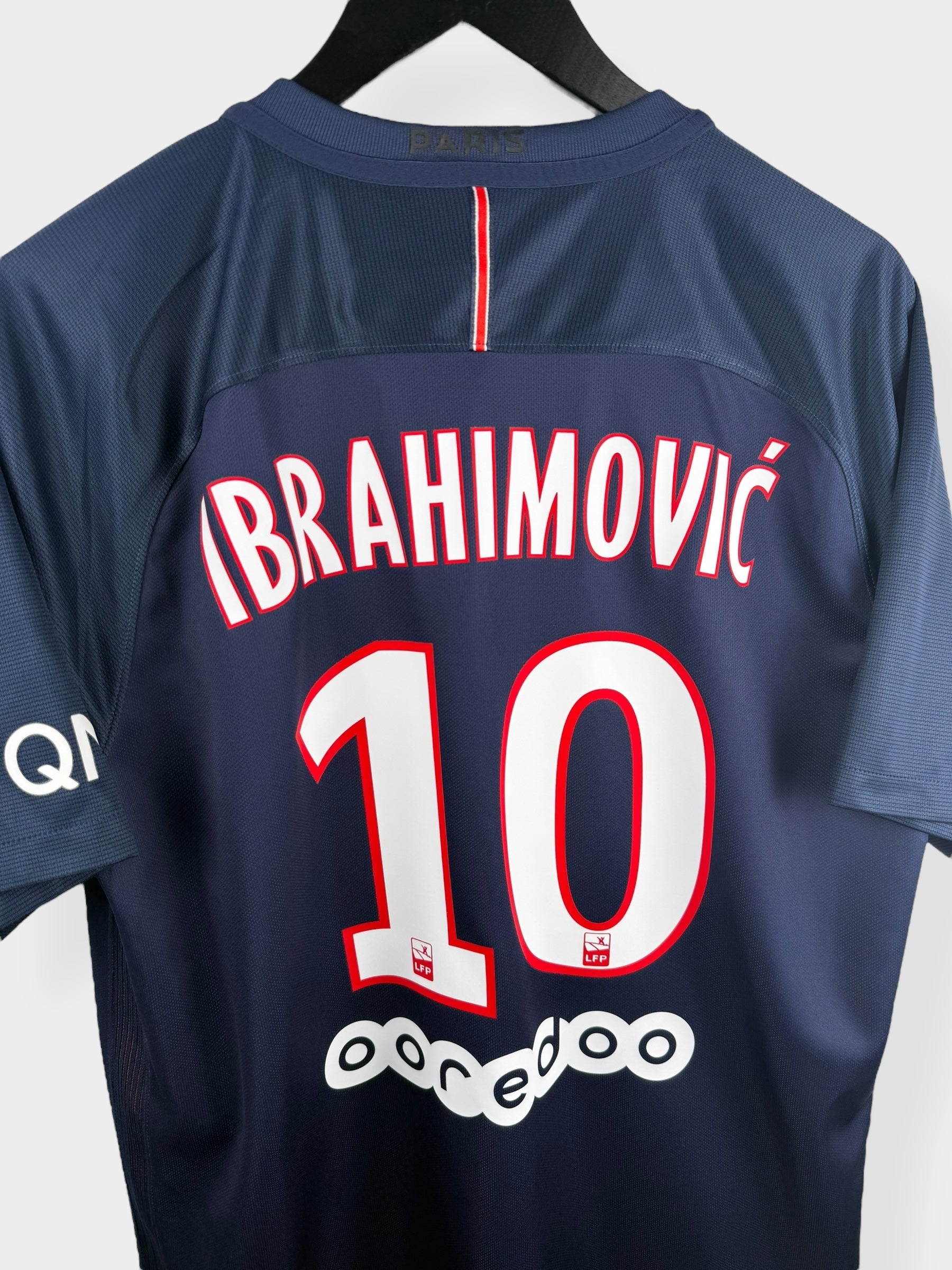2016-17 PARIS SAINT-GERMAIN HOME SHIRT IBRAHIMOVIC #10 L - Authentic Football Club