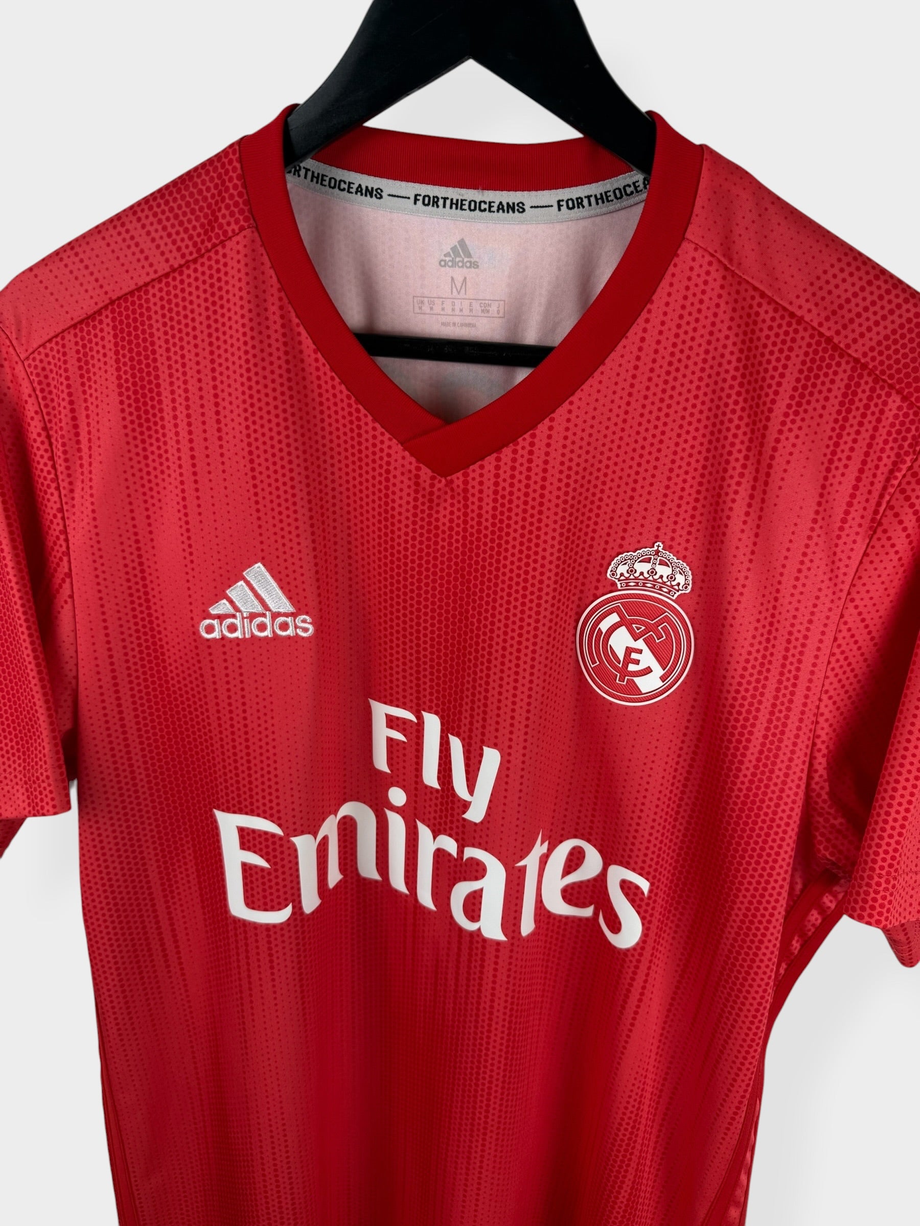 2018-19 REAL MADRID DERDE SHIRT BENZEMA #9 M
