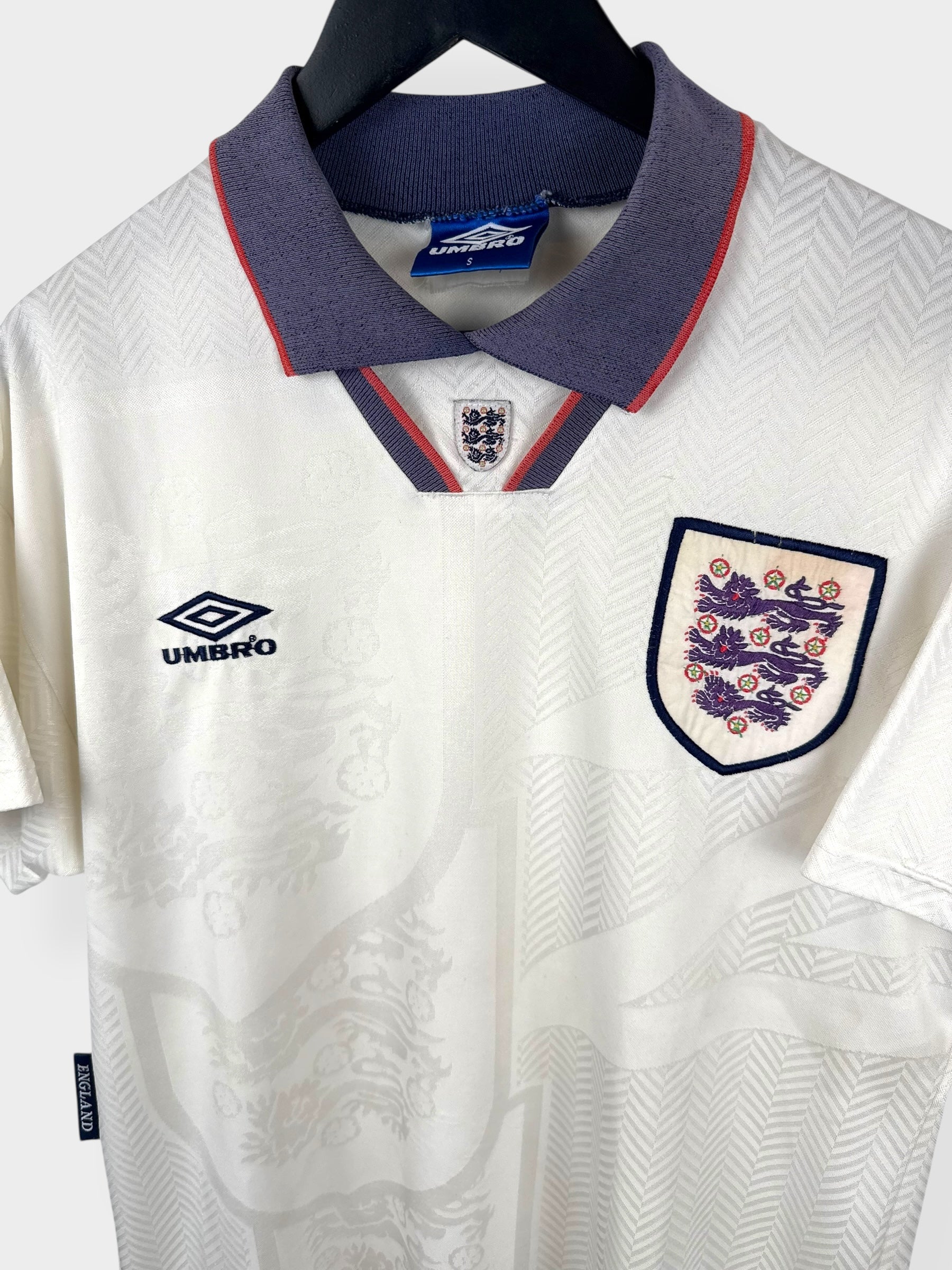 1993-94 ENGLAND HOME SHIRT M - Authentic Football Club