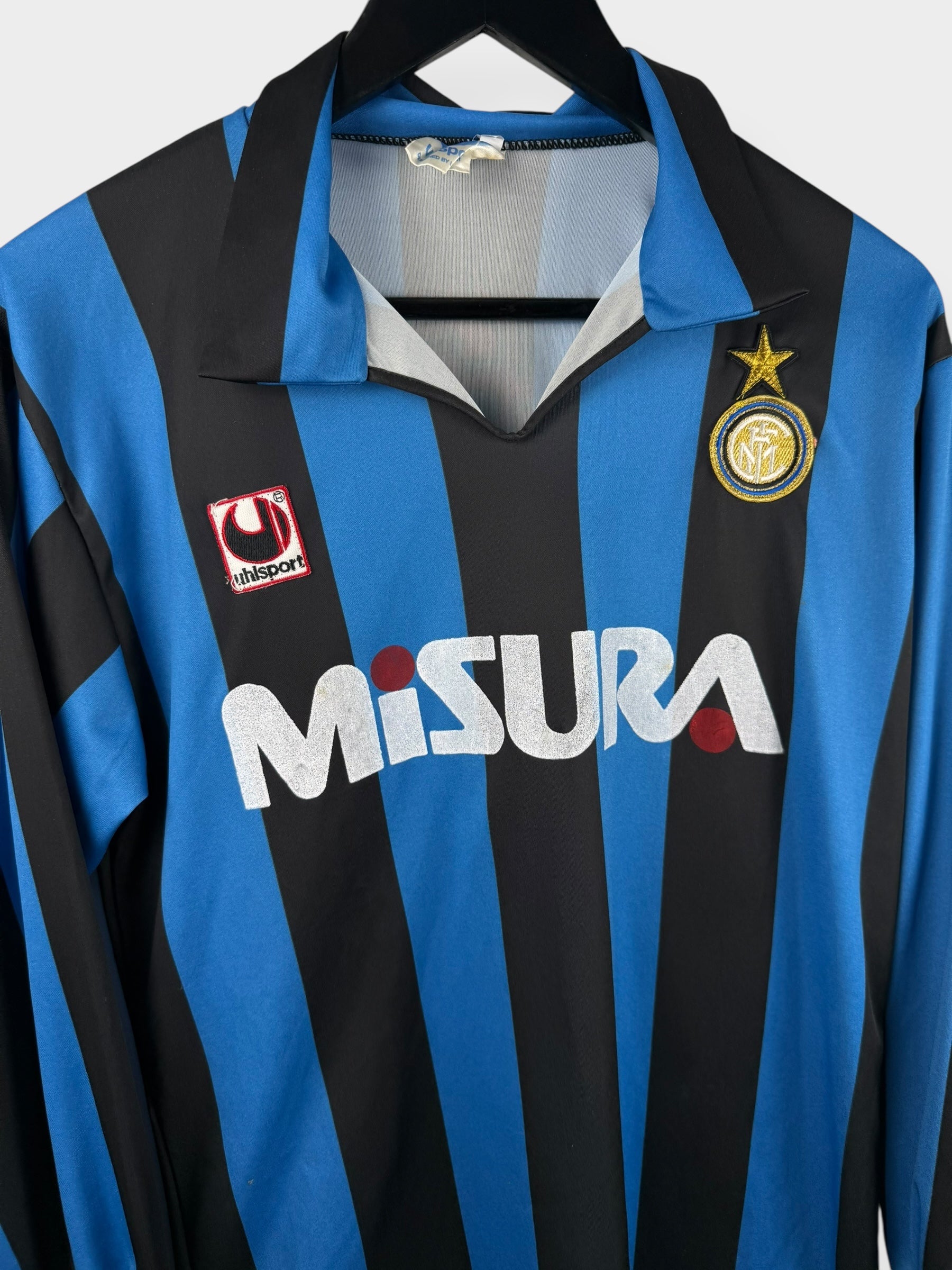 1989-90 INTER MILAN HOME SHIRT LS M - Authentic Football Club