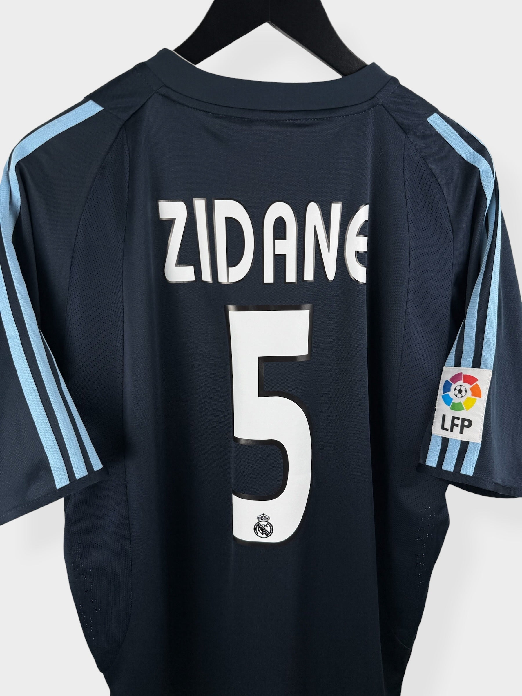 2003-04 REAL MADRID AWAY SHIRT ZIDANE #5 L