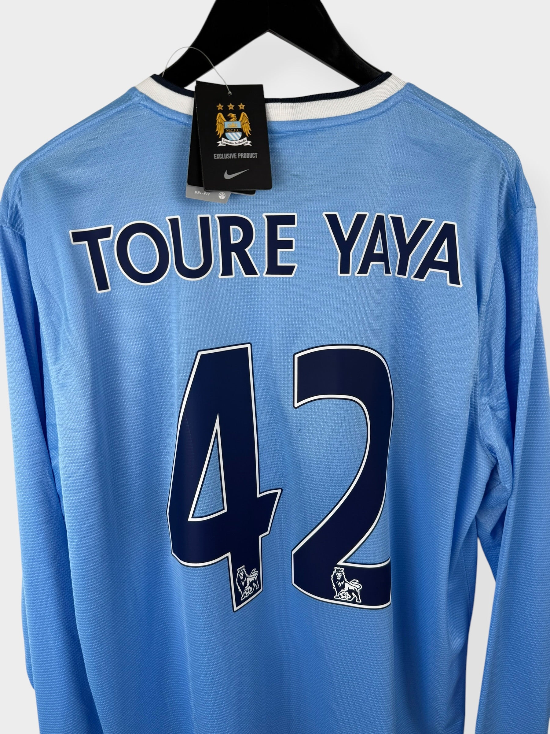 2013-14 MANCHESTER CITY HEIMTRIKOT LS TOURE YAYA #42 XL