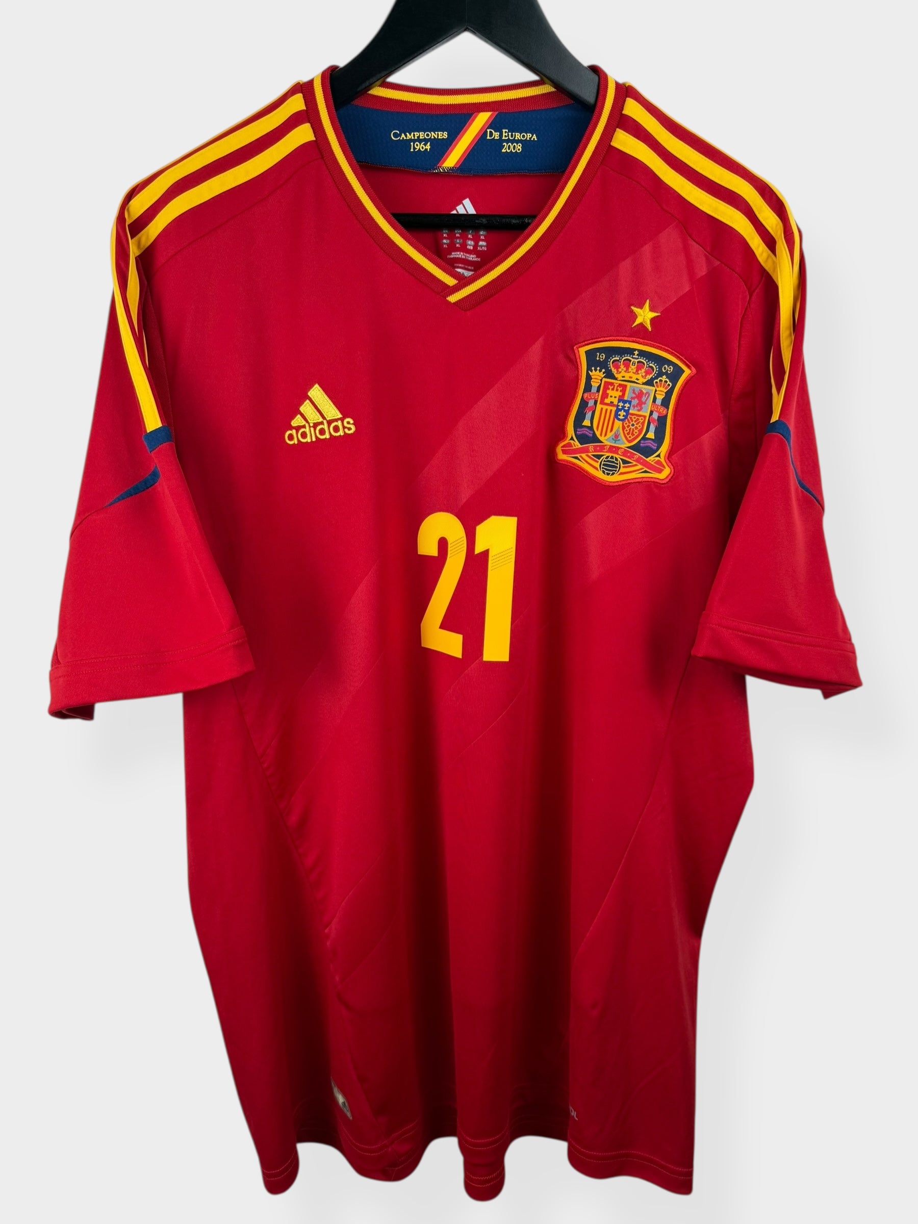 2011-12 SPAIN THUISSHIRT SILVA #21 XL