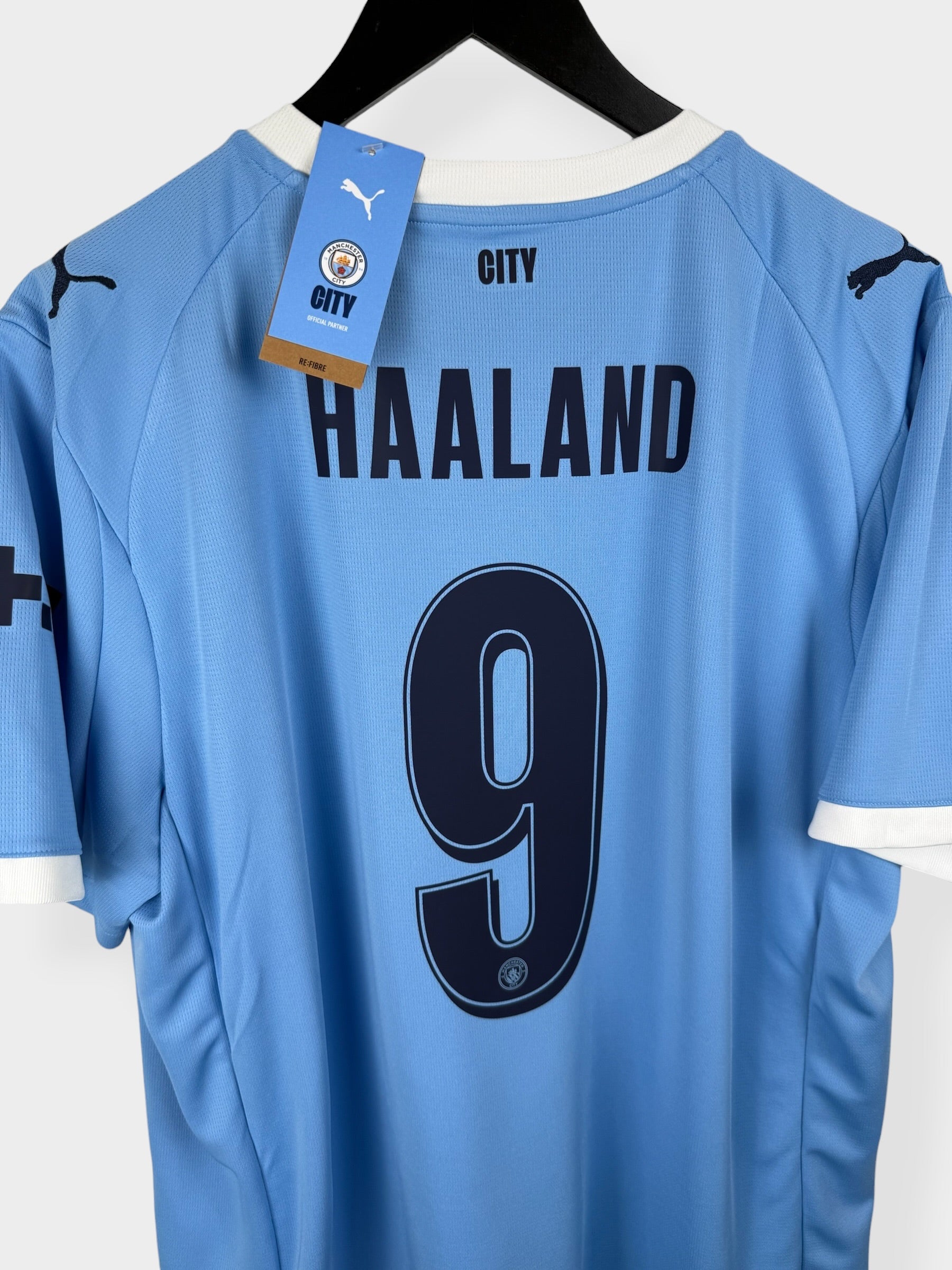 MAILLOT DOMICILE MANCHESTER CITY 2025-26 HAALAND #9 XL