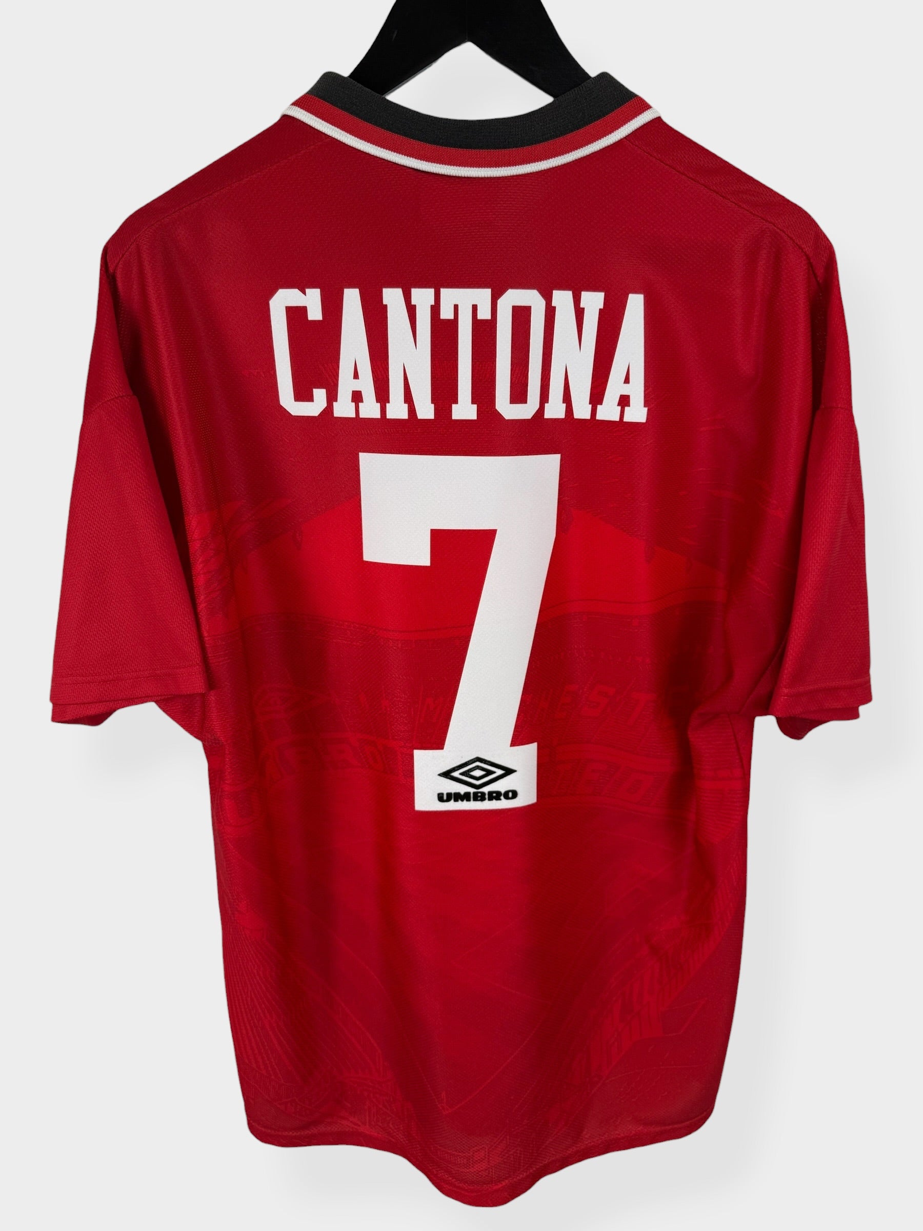 MAILLOT DOMICILE MANCHESTER UNITED 1994-96 CANTONA #7 L