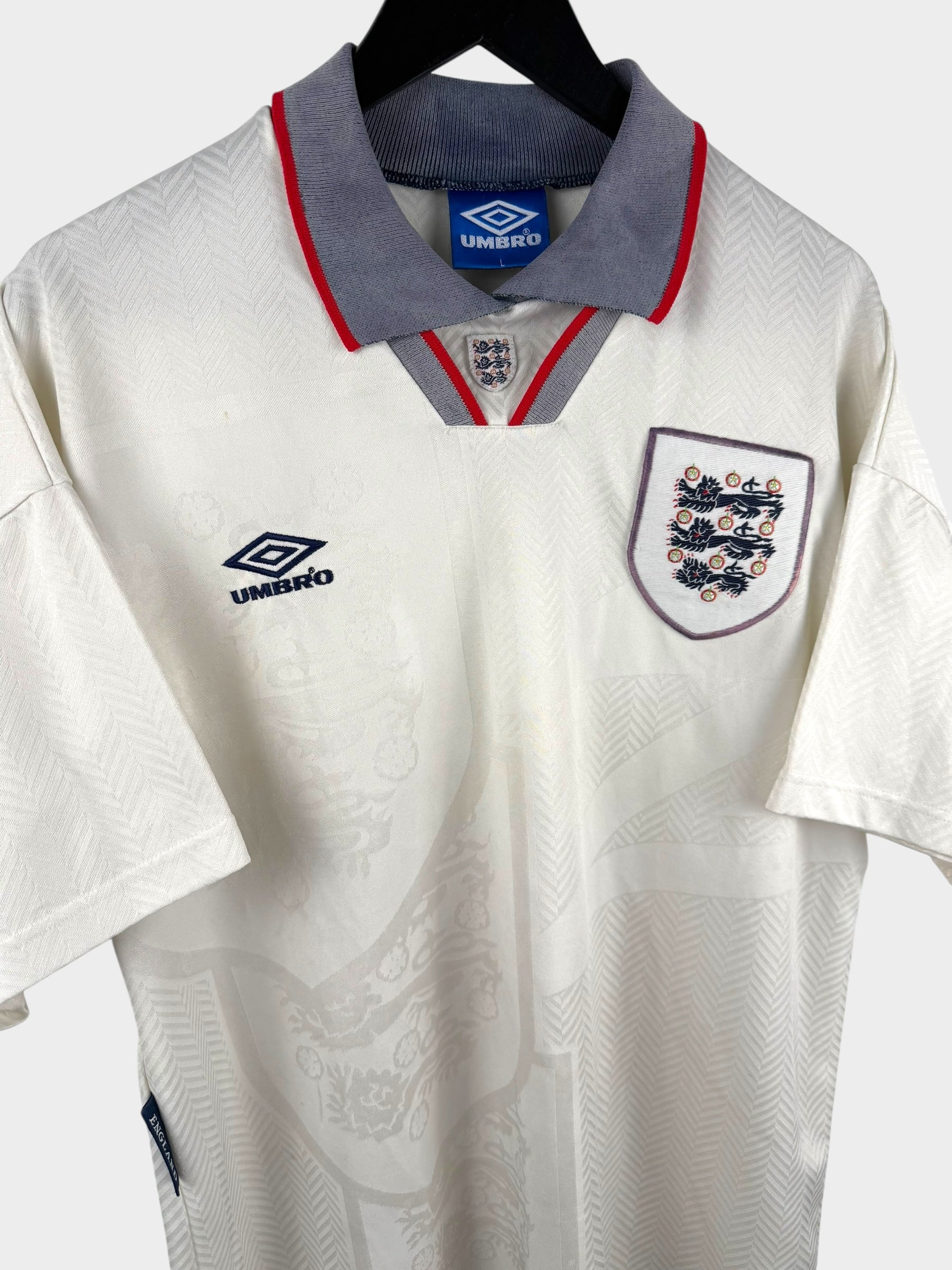 1993-95 ENGLAND HOME SHIRT L