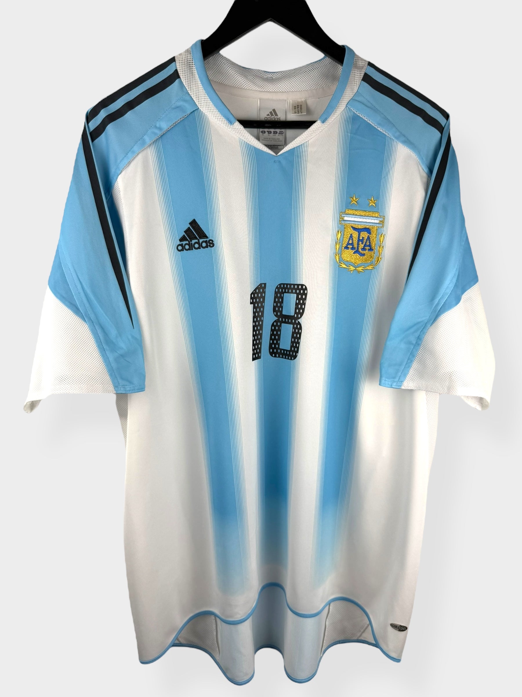 2004-05 ARGENTINIË THUISSHIRT MESSI #18 XL
