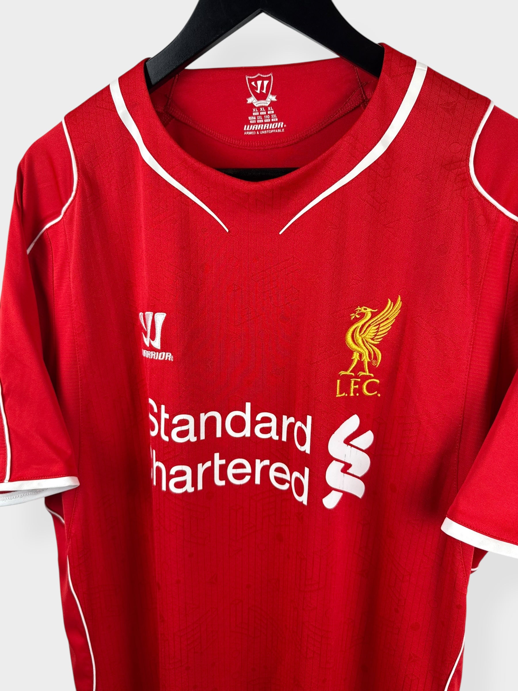 2014-15 LIVERPOOL HEIMTRIKOT GERRARD #8 XL