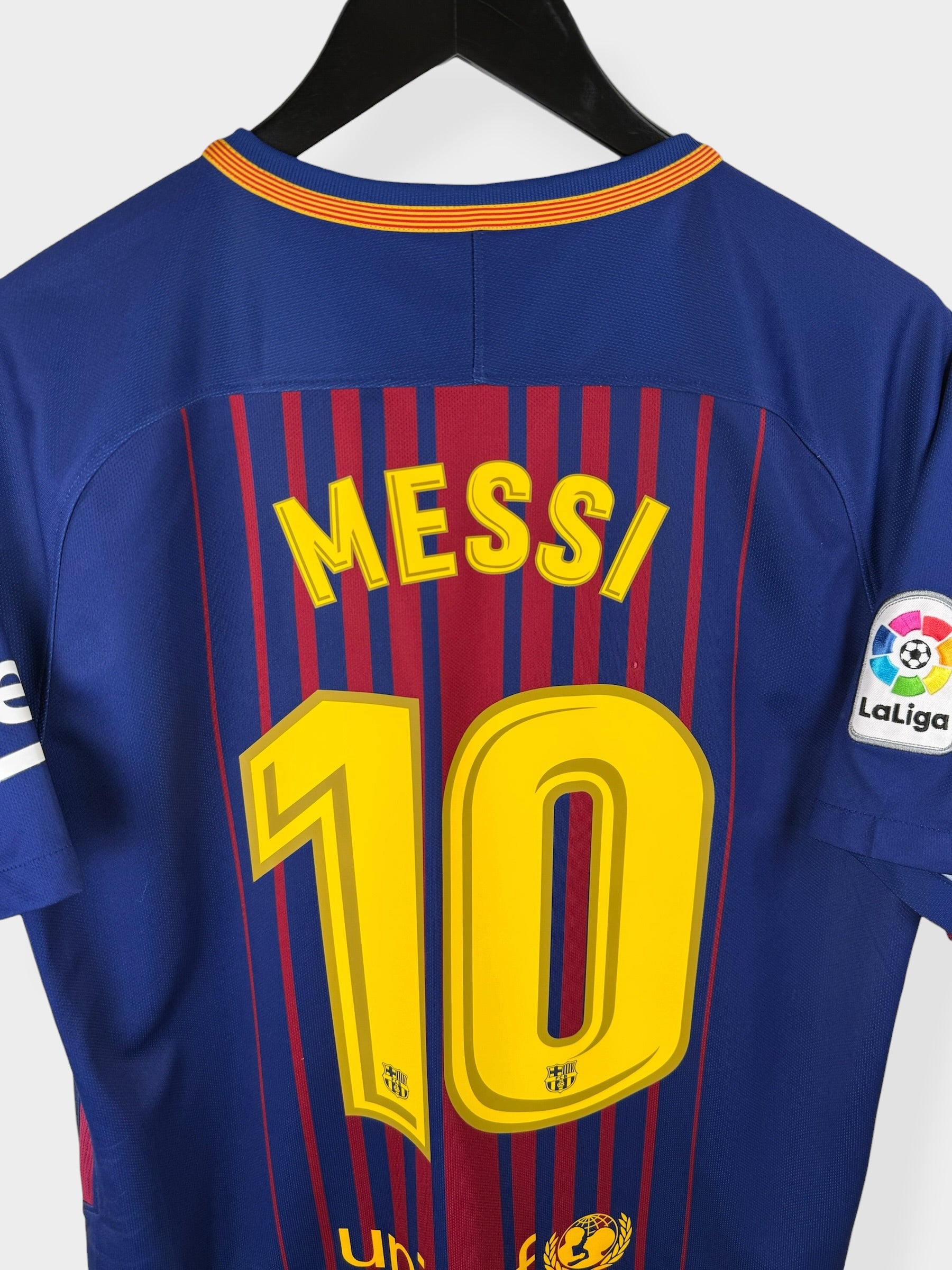 MAILLOT DOMICILE BARCELONE 2017-18 MESSI N°10 M