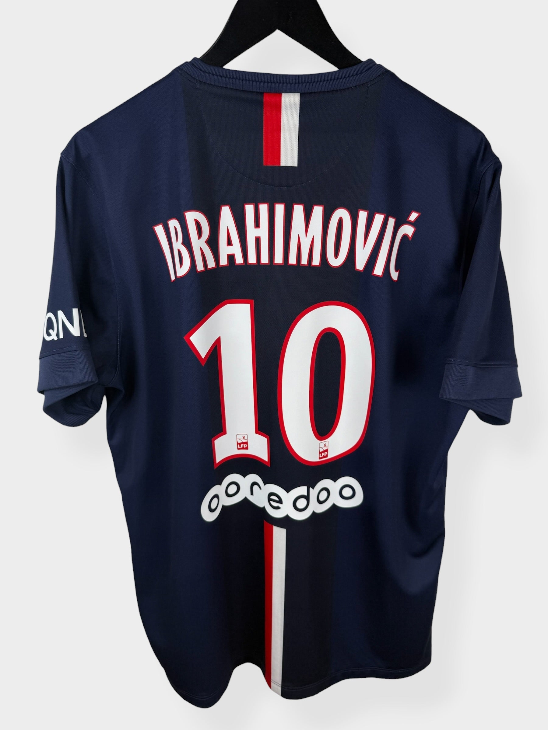 2014-15 PARIS SAINT-GERMAIN HOME SHIRT IBRAHIMOVIC #10 L