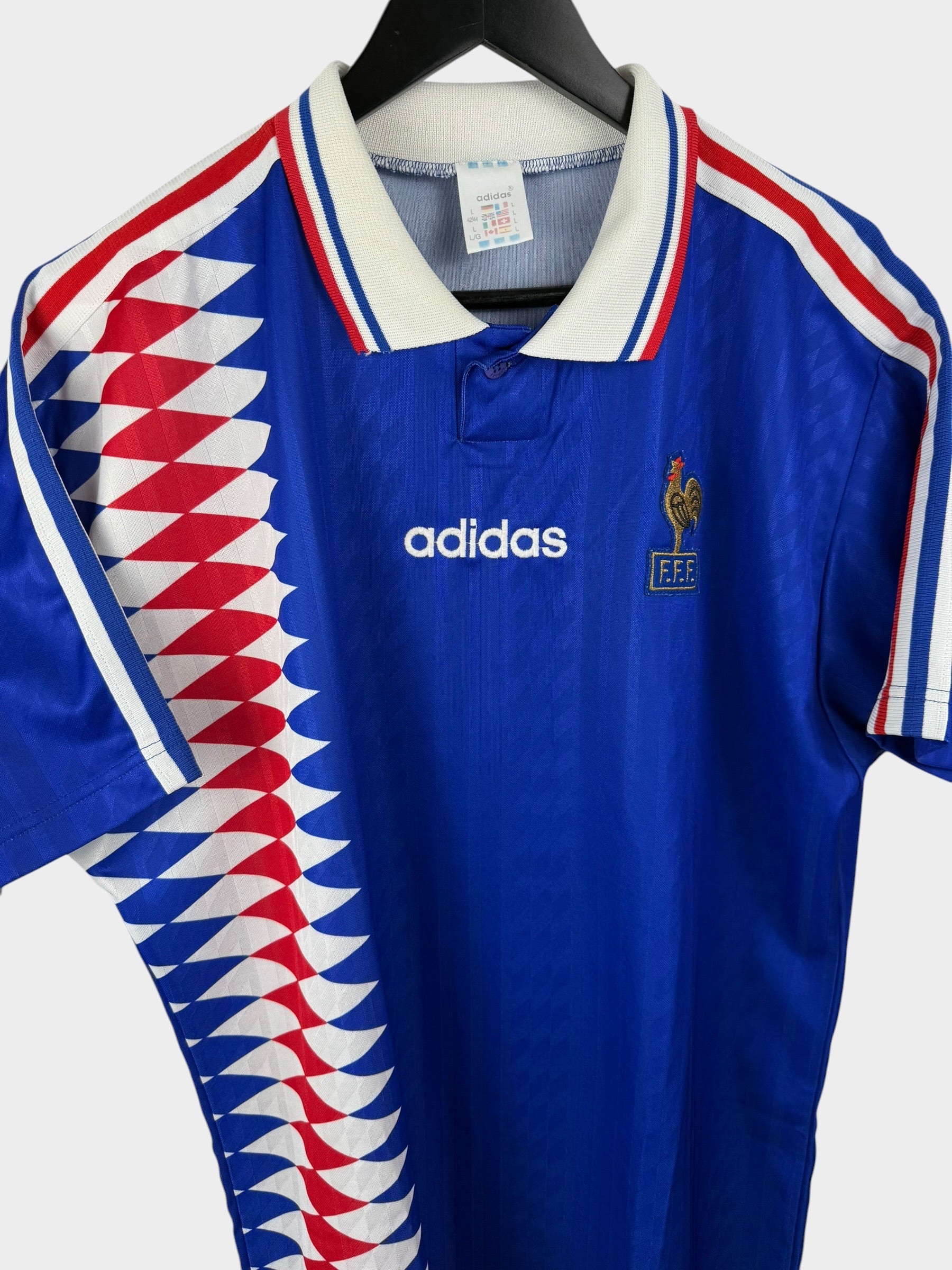 1994-96 FRANKRIJK THUISSHIRT L