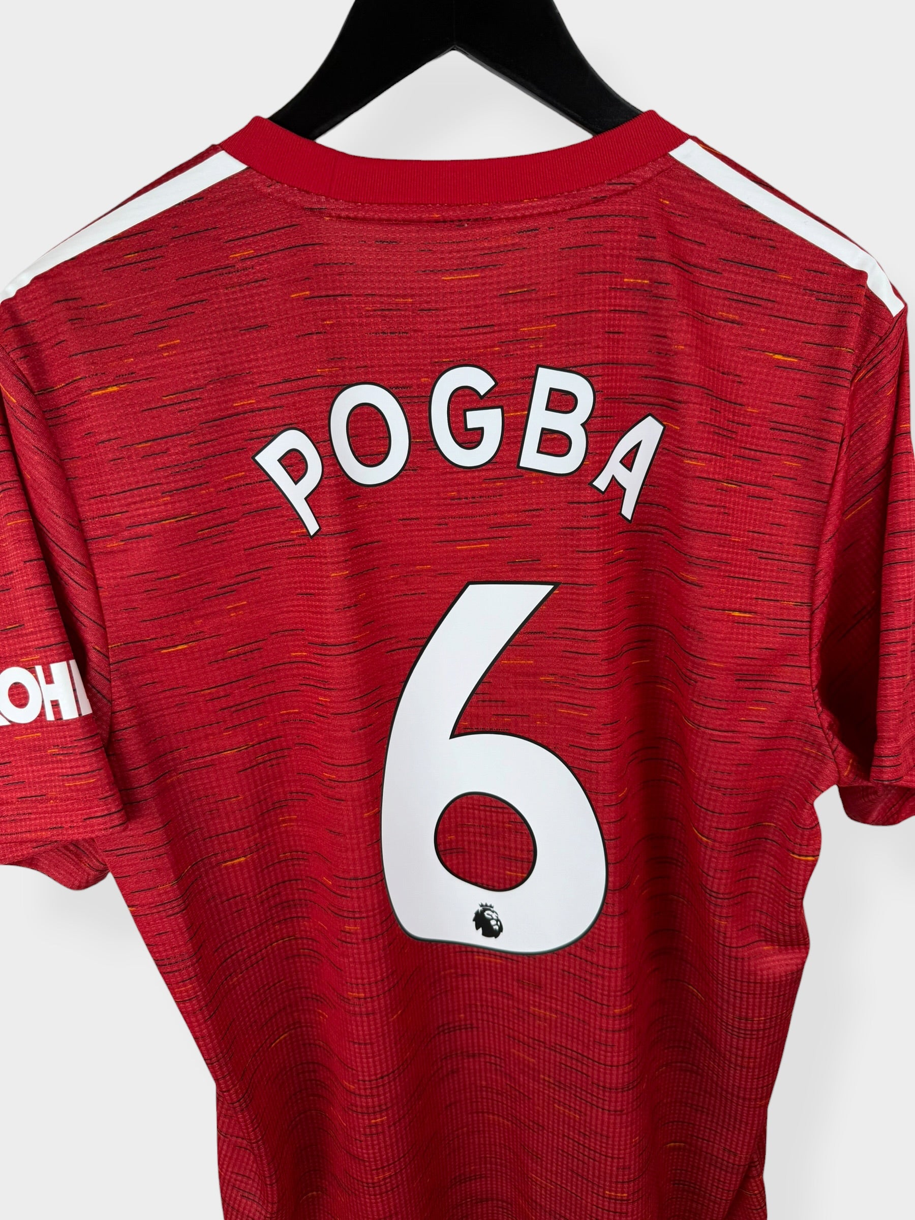 2020-21 MANCHESTER UNITED HOME SHIRT PLAYER ISSUE POGBA #6 L