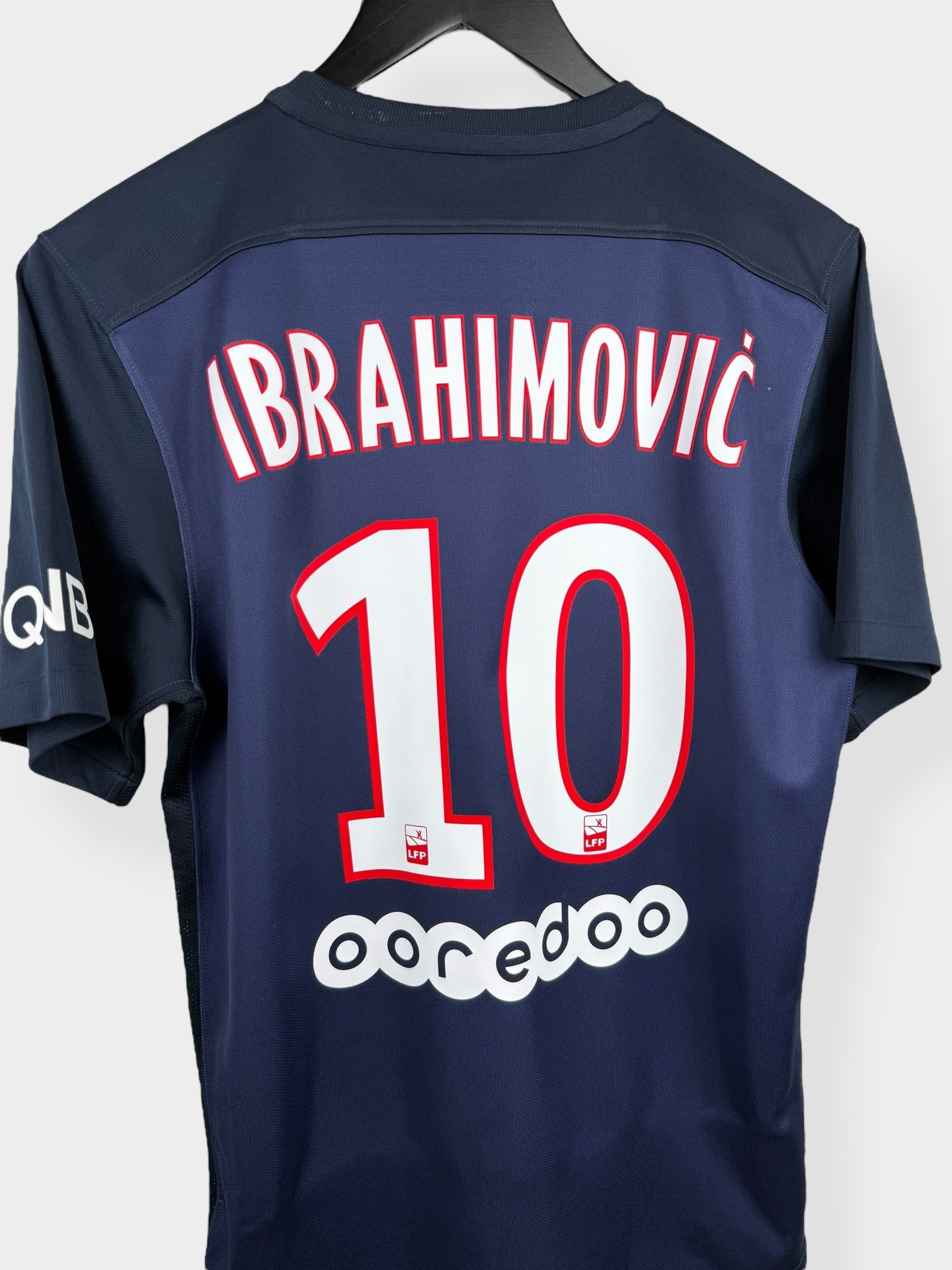 2015-16 PARIS SAINT-GERMAIN HOME SHIRT IBRAHIMOVIC #10 S