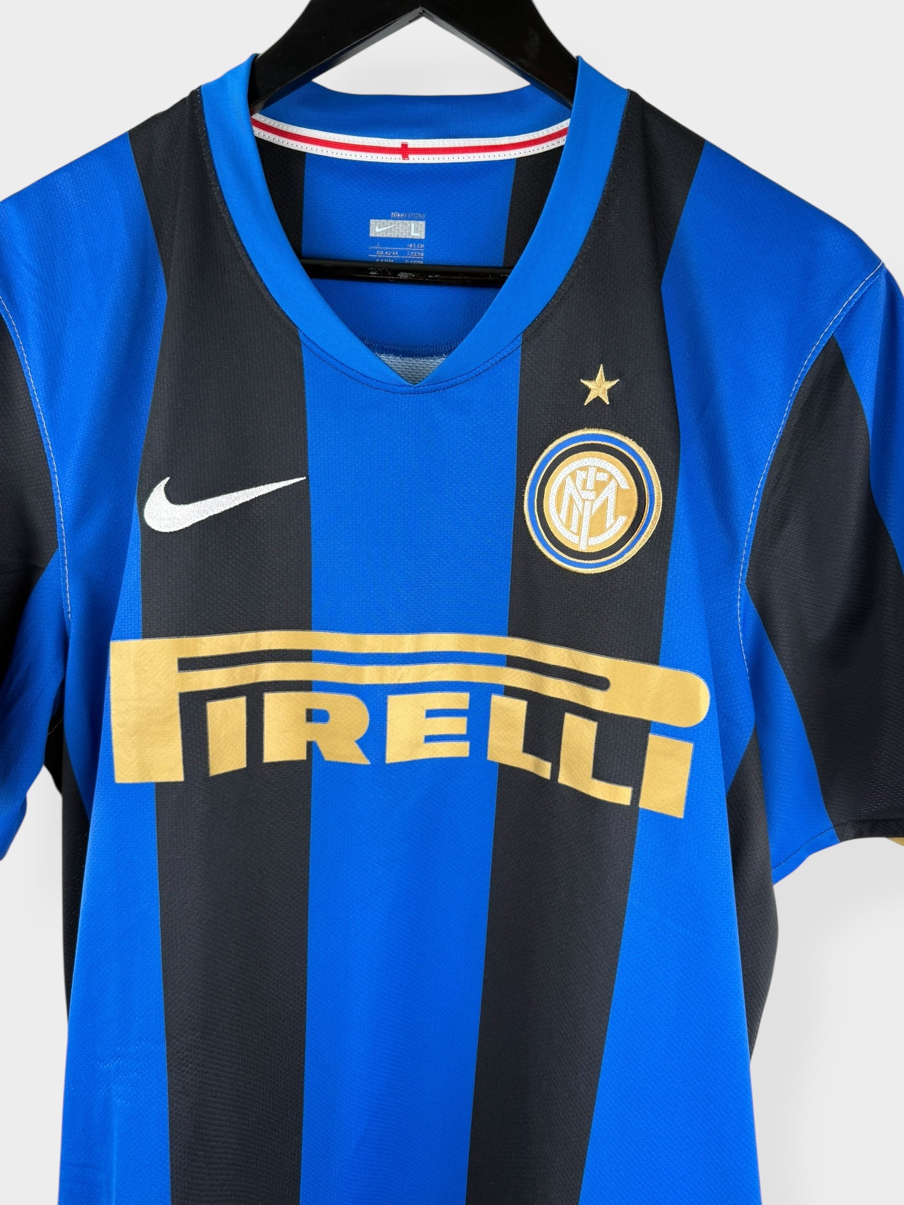 2008-09 INTER MILAN HOME SHIRT IBRAHIMOVIC #8 L