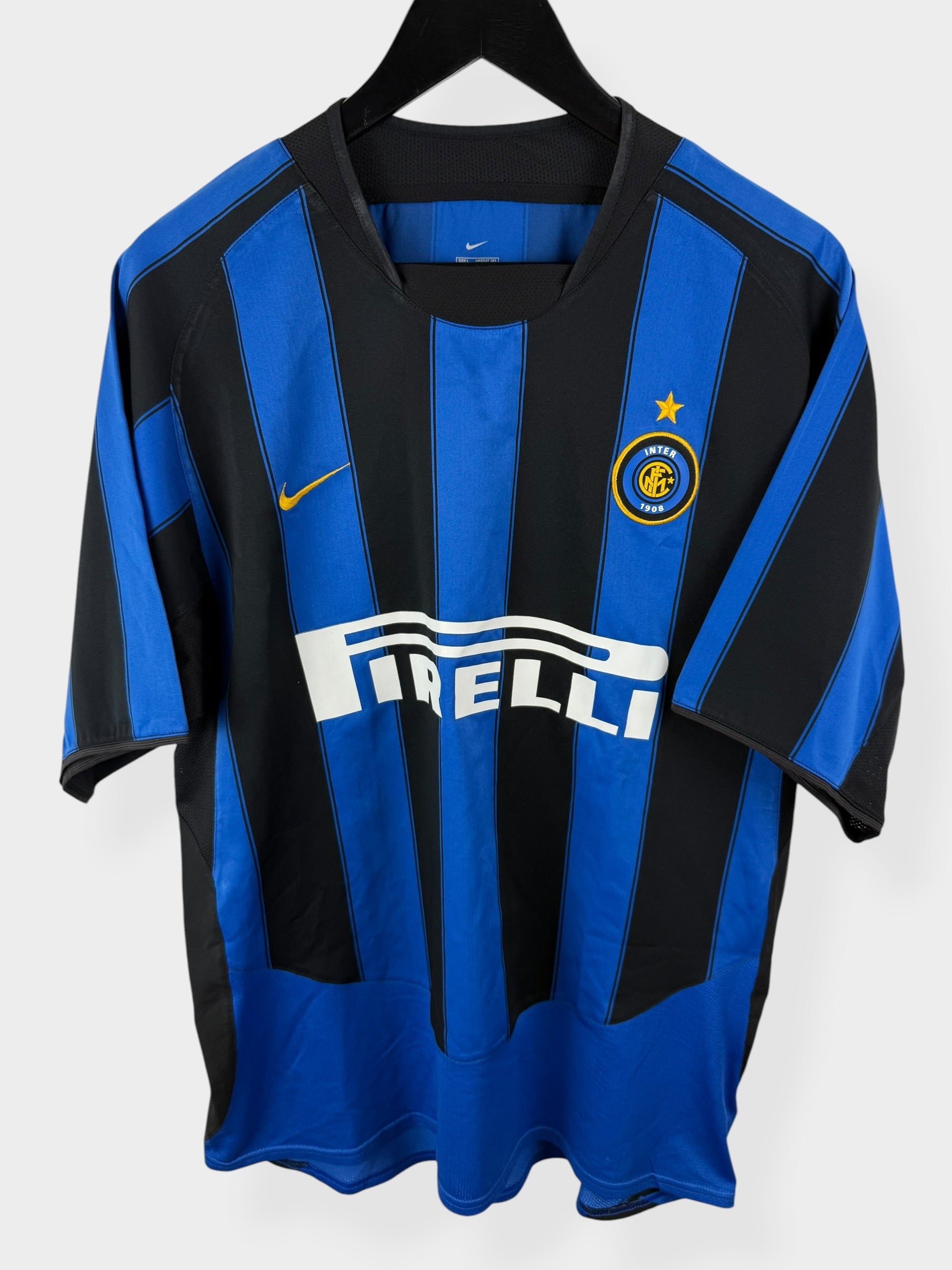 MAILLOT DOMICILE INTER MILAN 2003-04 ZANETTI #4 L