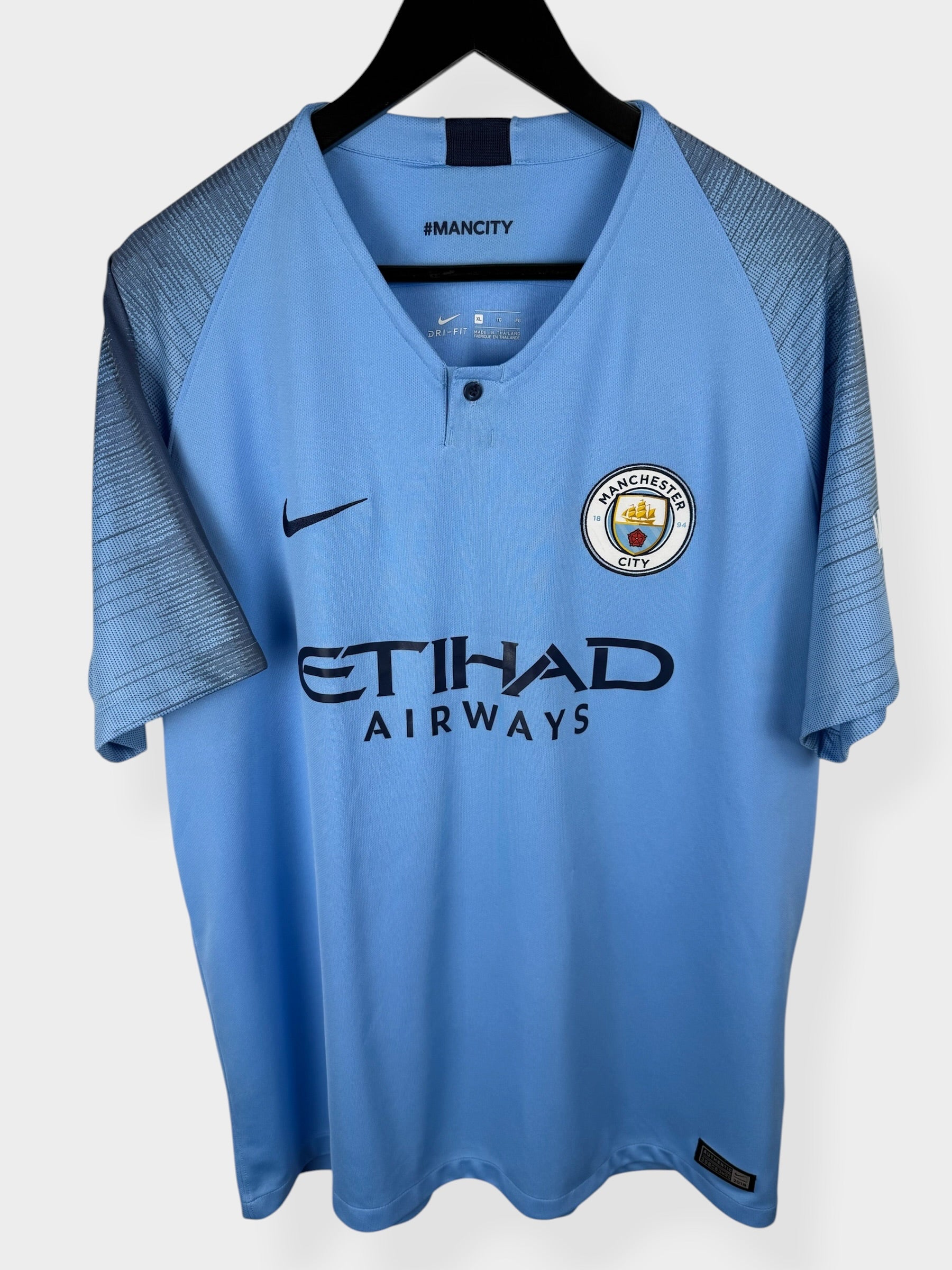 MAILLOT DOMICILE MANCHESTER CITY 2018-19 G. JESUS #33 XL