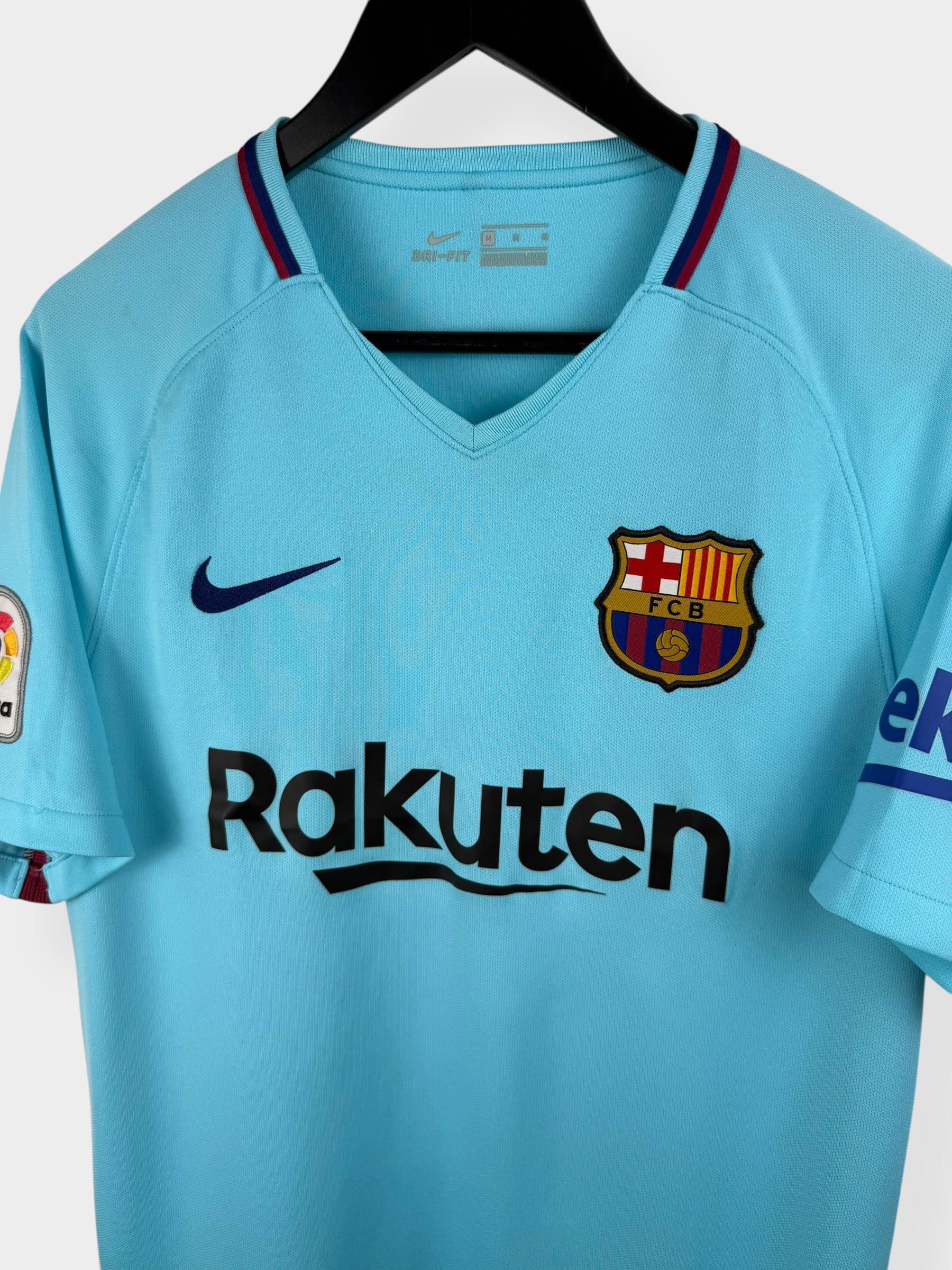 2017-18 BARCELONA AWAY SHIRT MESSI #10 M