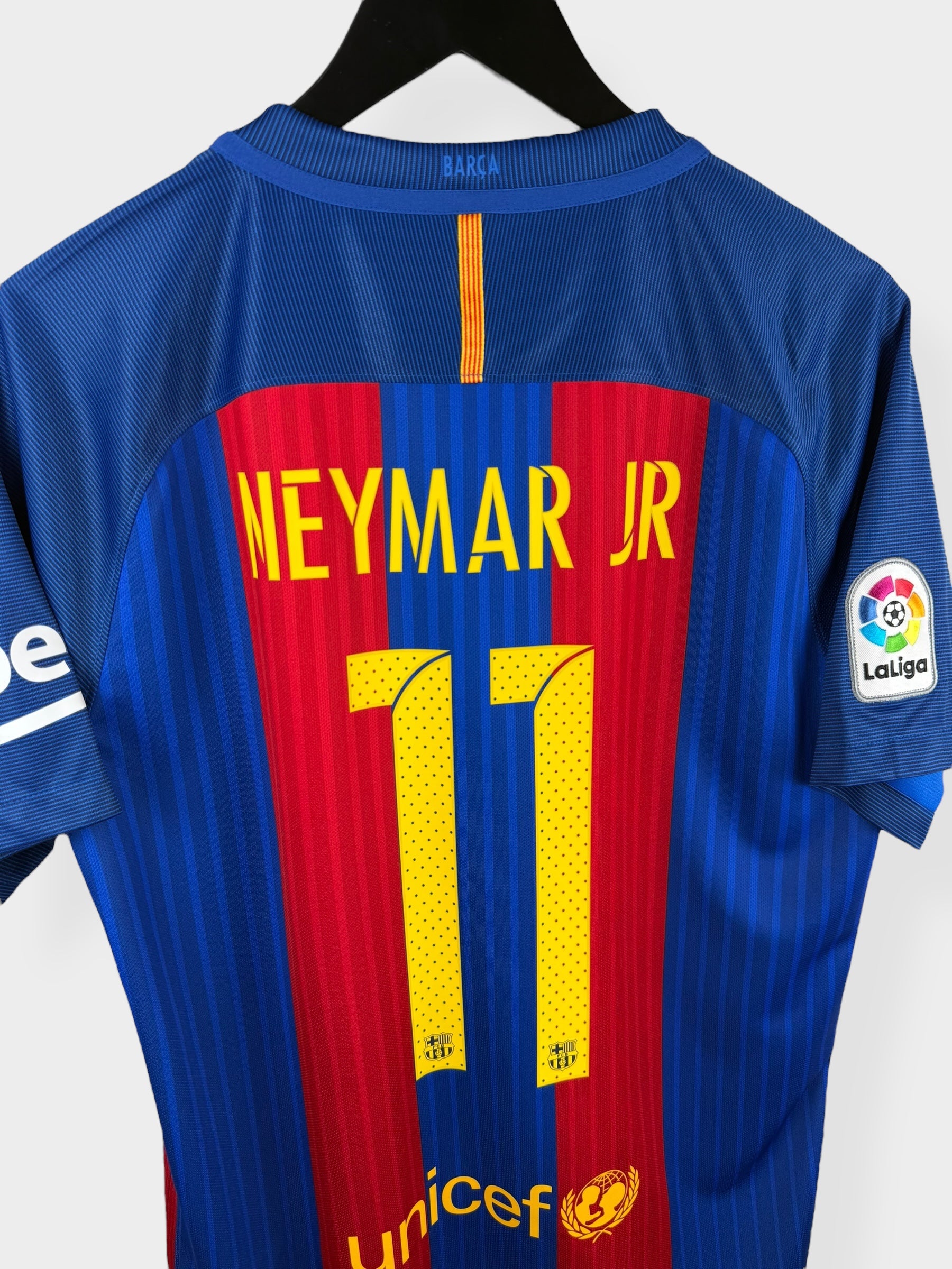 2016-17 BARCELONA HOME SHIRT NEYMAR JR #11 M - Authentic Football Club