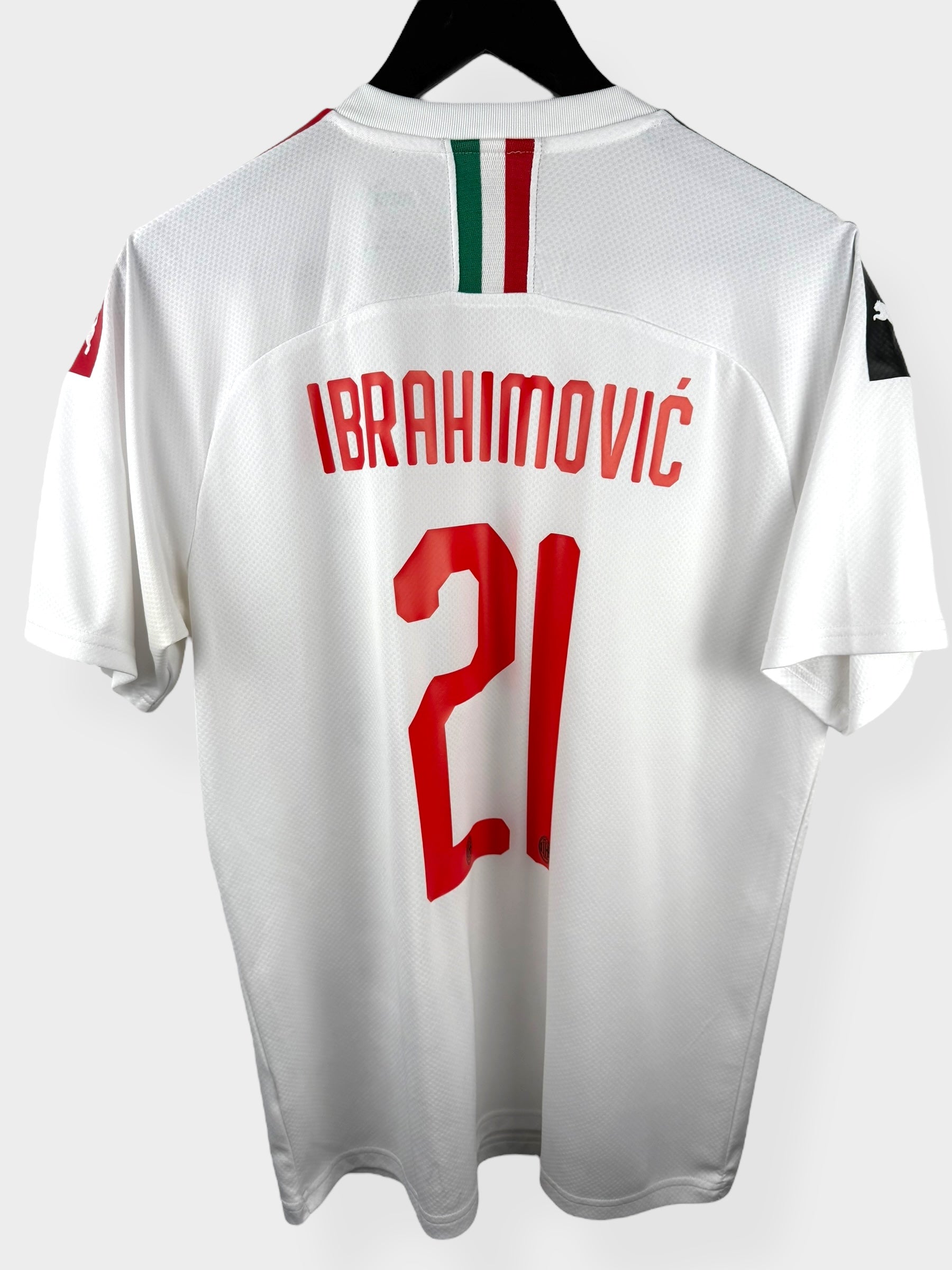 2019-20 AC MILAN AWAY SHIRT IBRAHIMOVIC #21 L
