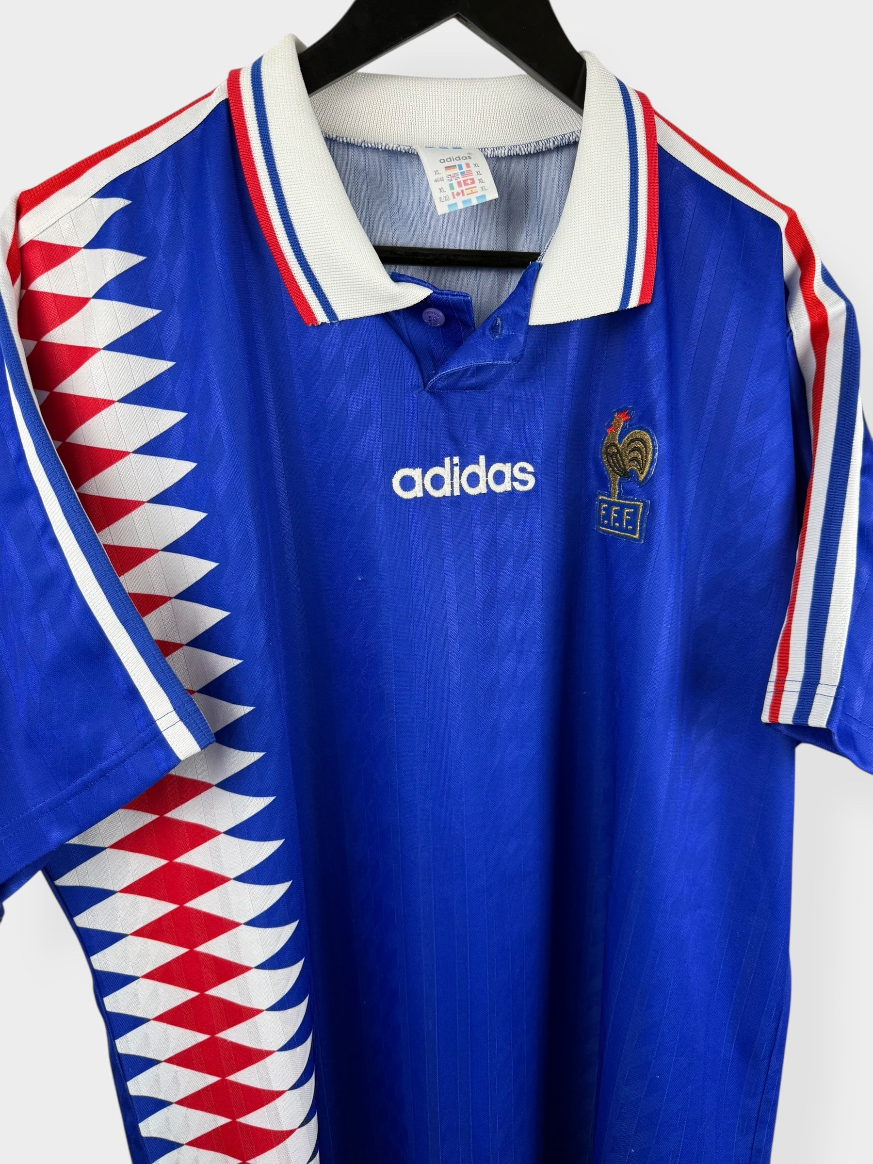 1994-96 FRANCE HOME SHIRT XL - Authentic Football Club