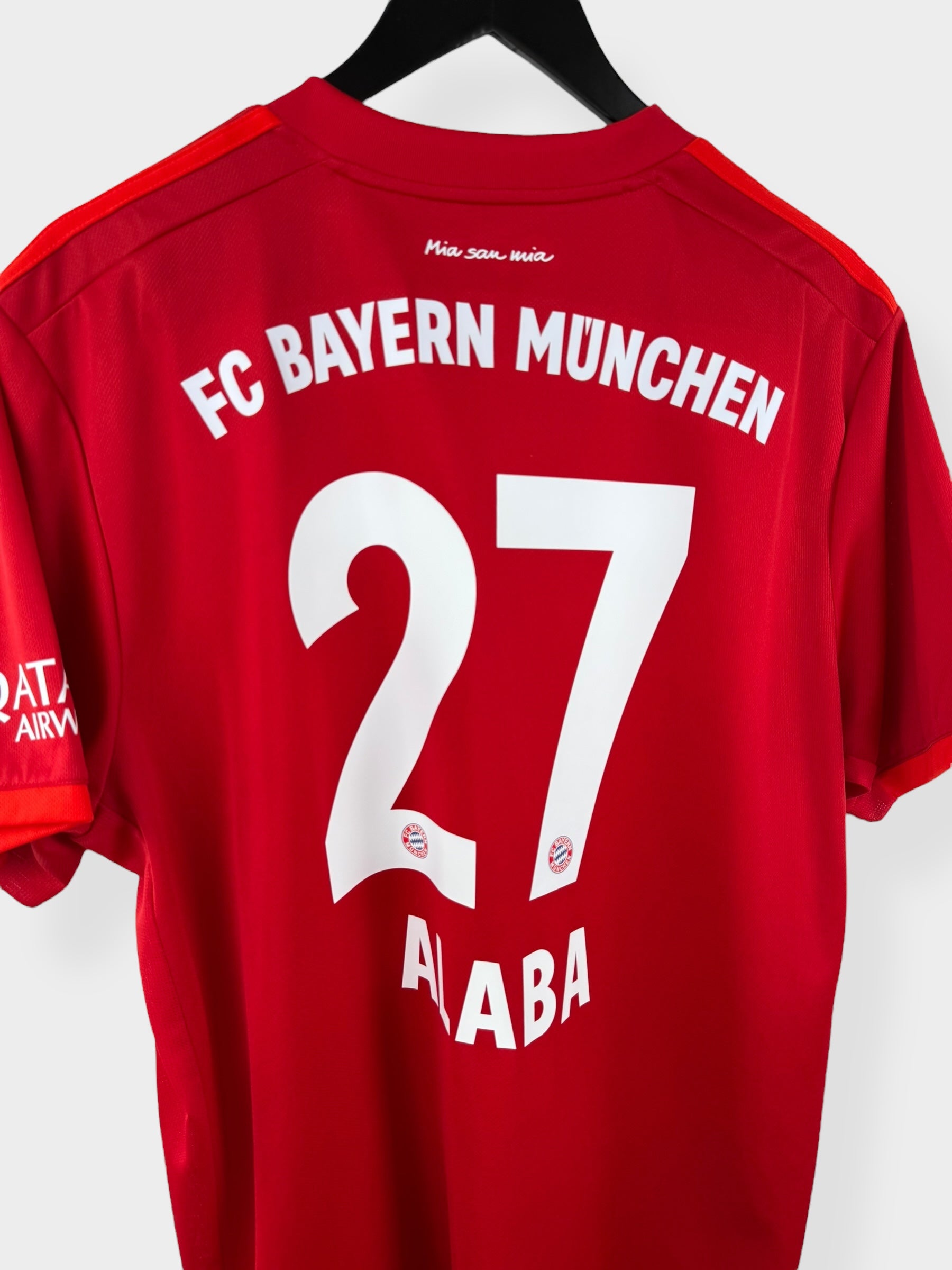 2019-20 BAYERN MUNICH HOME SHIRT ALABA #27 XL