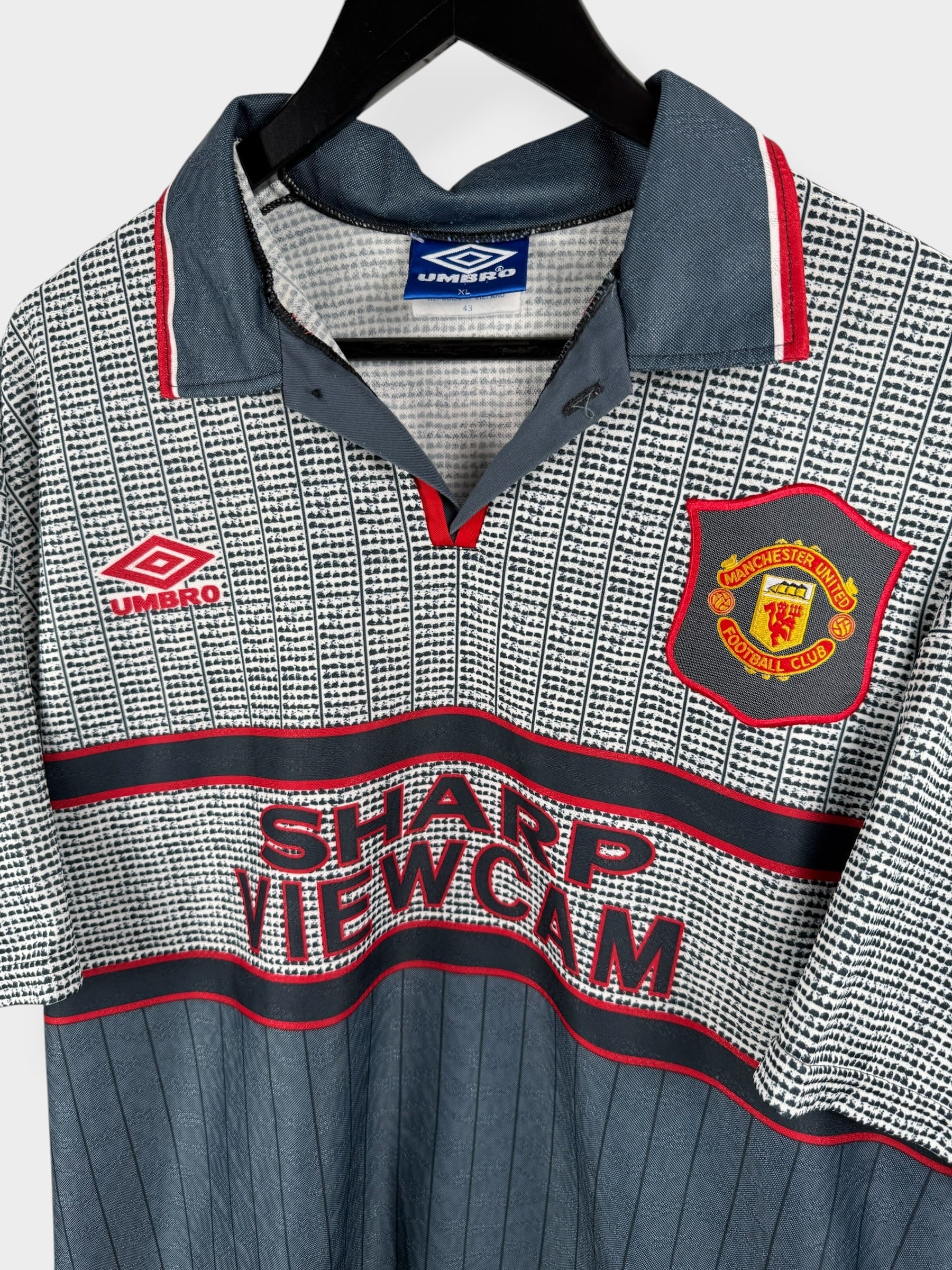 1994-96 MANCHESTER UNITED AUSWÄRTSTRIKOT CANTONA #7 XL