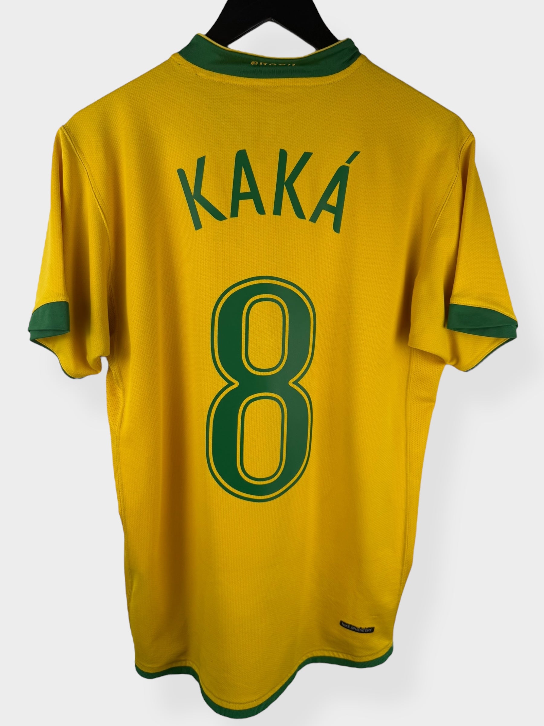 2006-08 BRAZIL HOME SHIRT KAKA #8 M