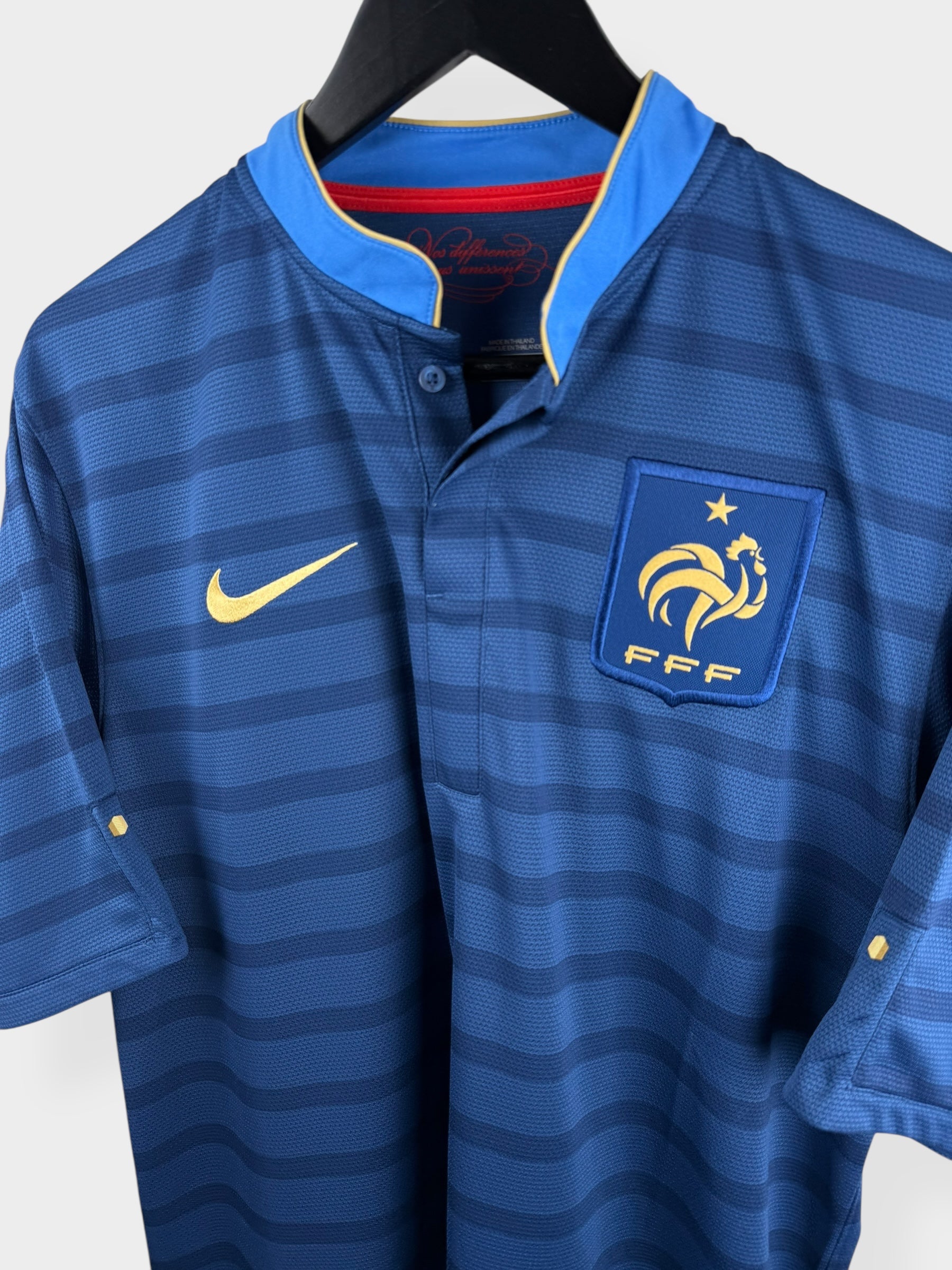 2012-13 FRANCE HOME SHIRT L - Authentic Football Club