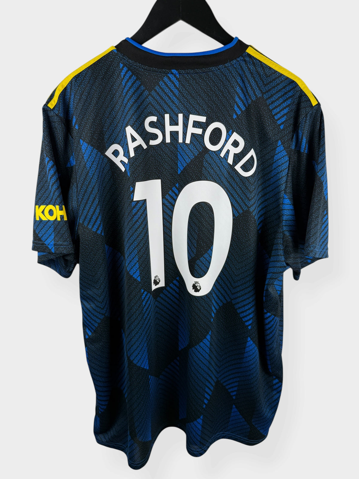 2021-22 MANCHESTER UNITED THIRD SHIRT RASHFORD #10 XXL - Authentic Football Club