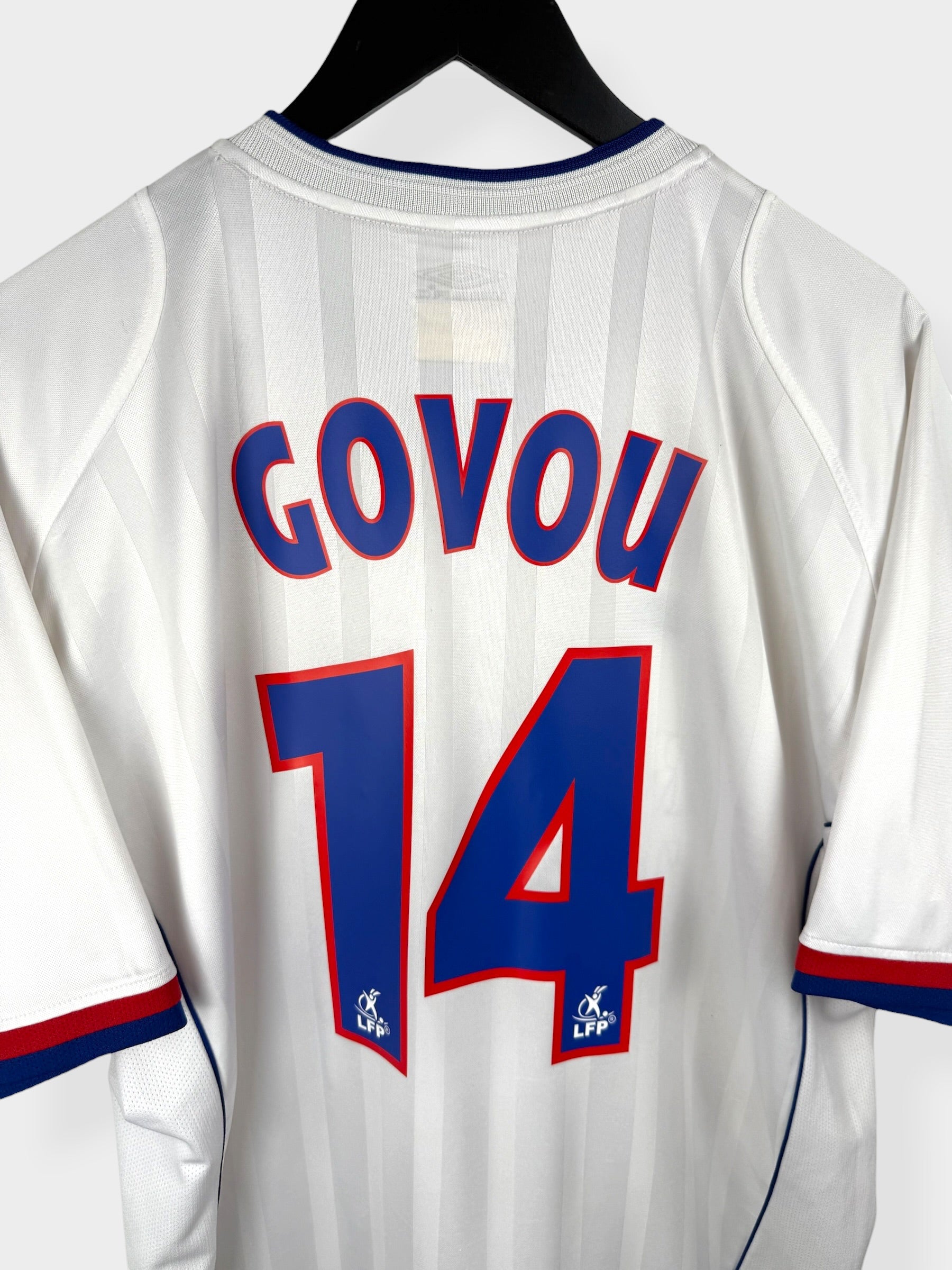 2003-04 OLYMPIQUE LYONNAIS HOME SHIRT GAVOU #14 XL