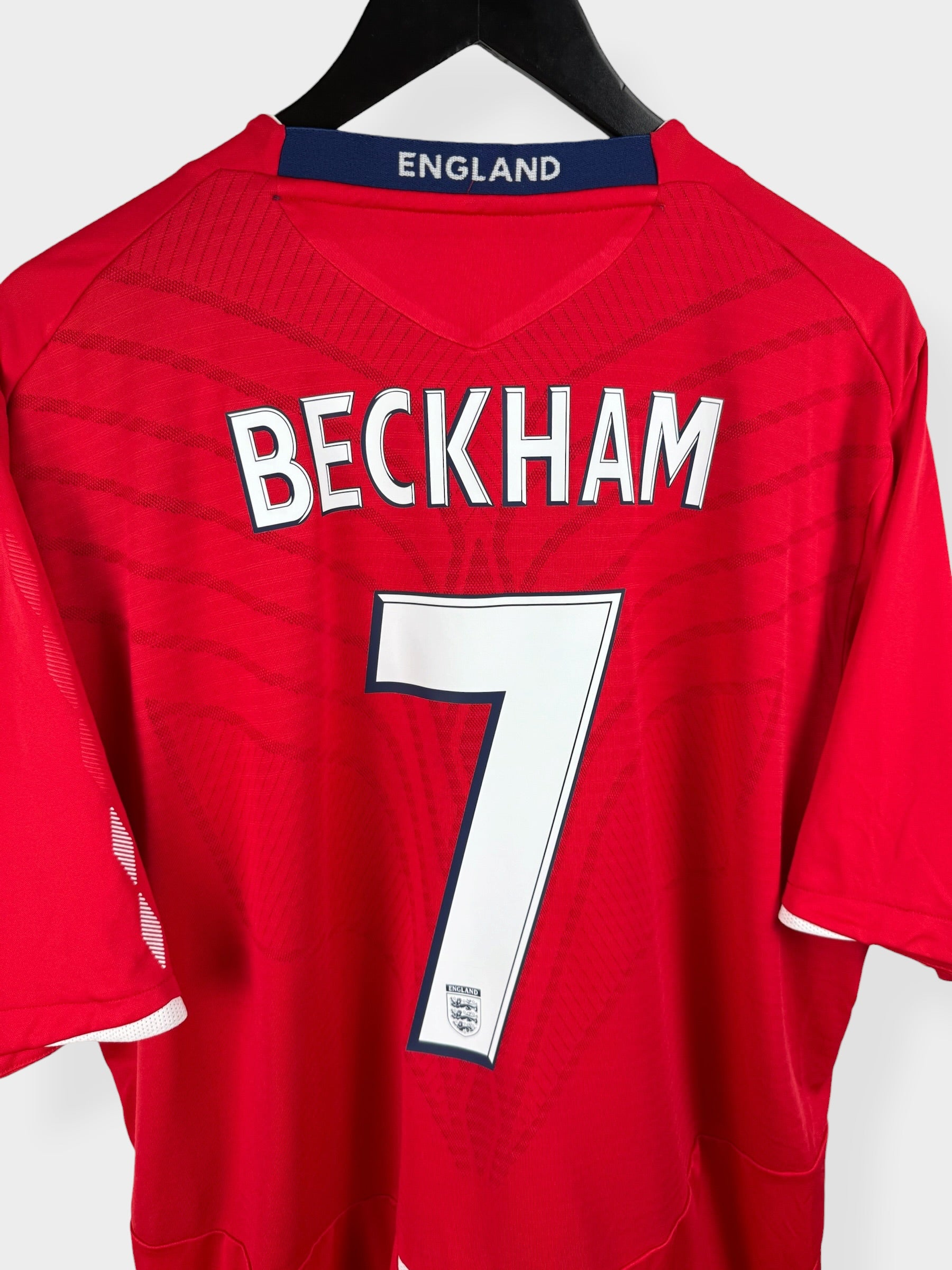 2008-10 ENGLAND AWAY SHIRT BECKHAM #7 XXL