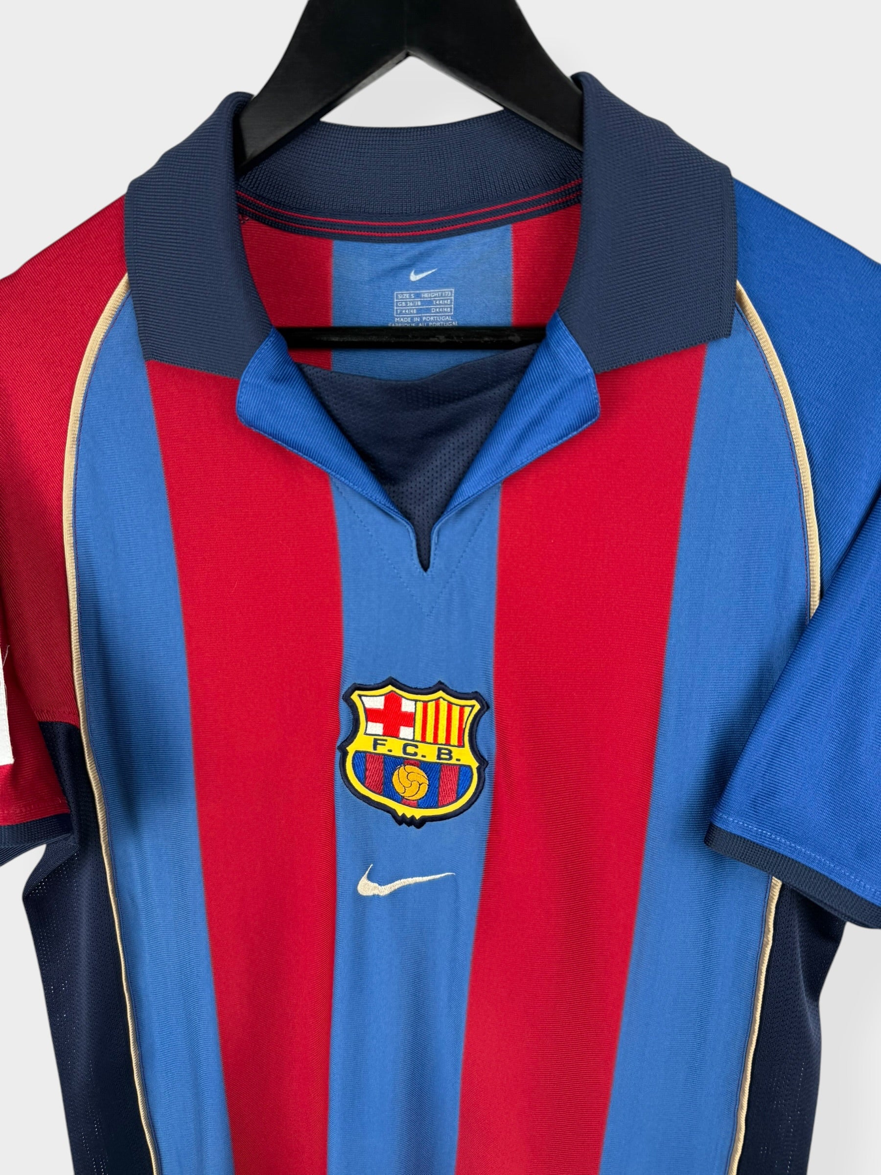 MAILLOT DOMICILE BARCELONE 2001-02 XAVI #6 S