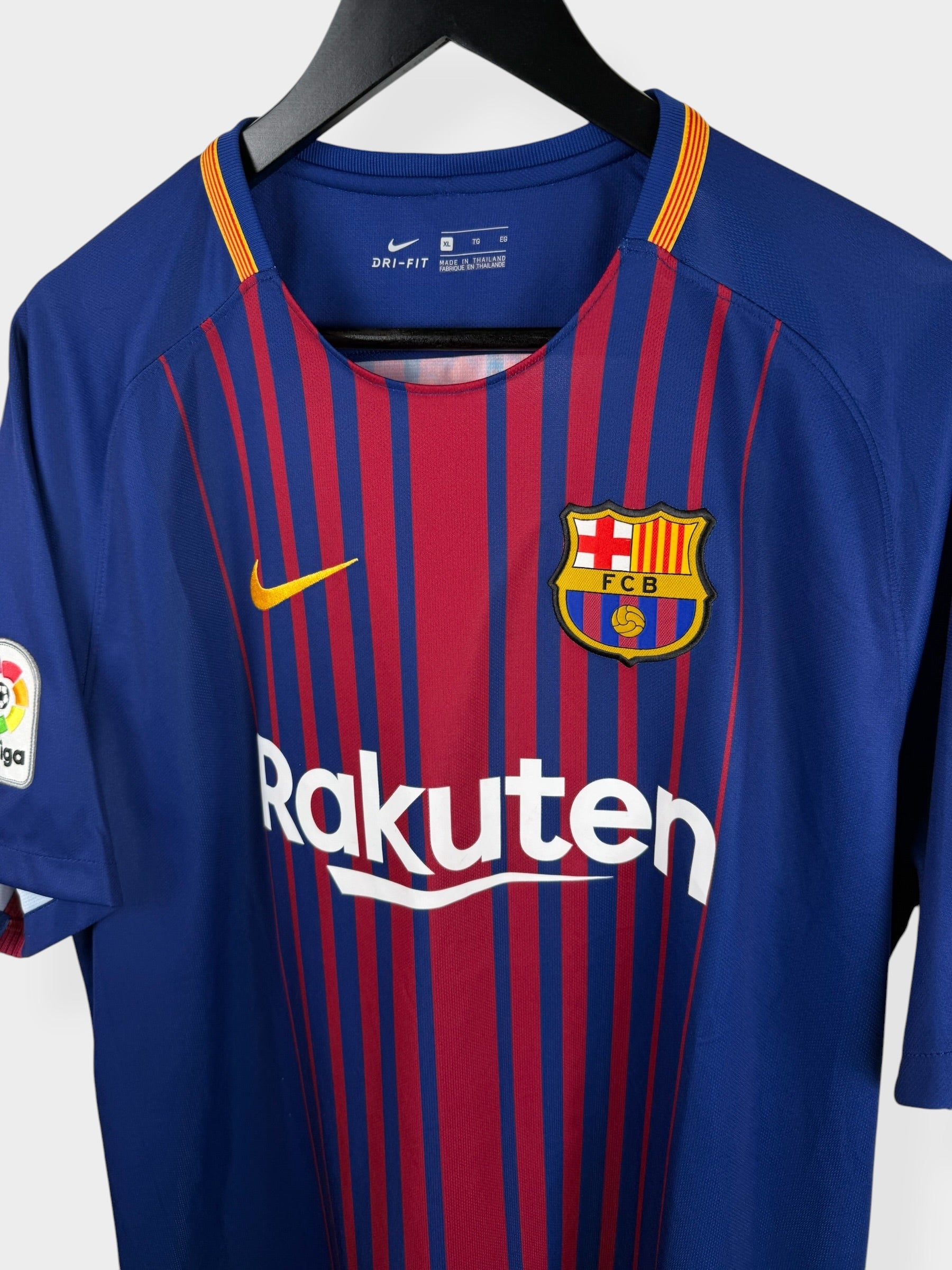 2017-18 BARCELONA HOME SHIRT MESSI #10 XL