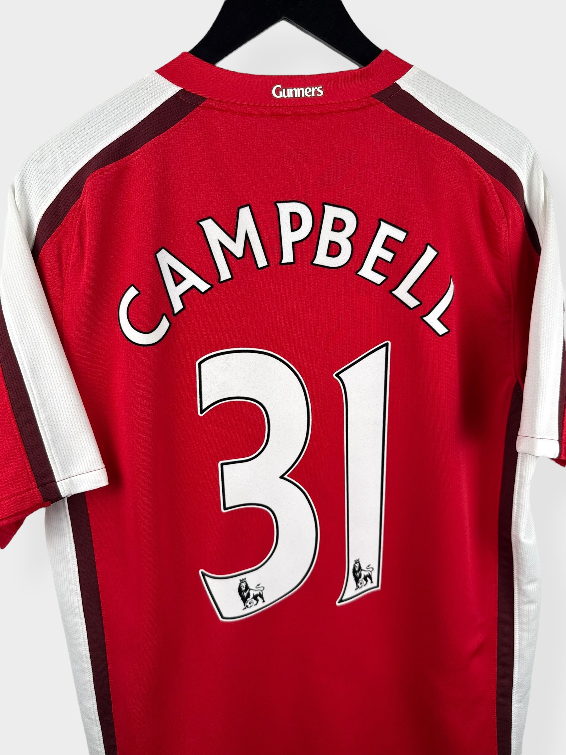 2008-10 ARSENAL HOME SHIRT CAMPBELL #31 M - Authentic Football Club