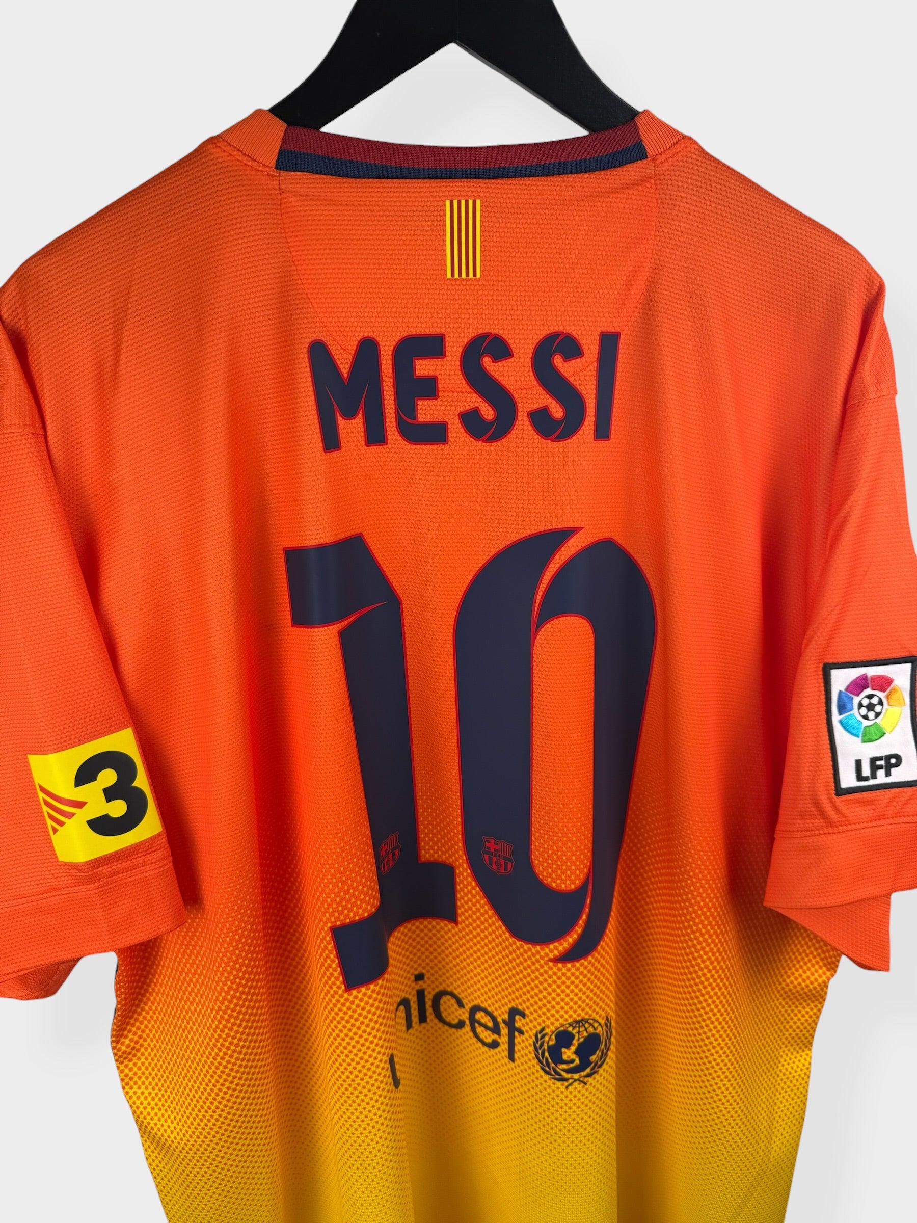 2012-13 BARCELONA AWAY SHIRT MESSI #10 XXL
