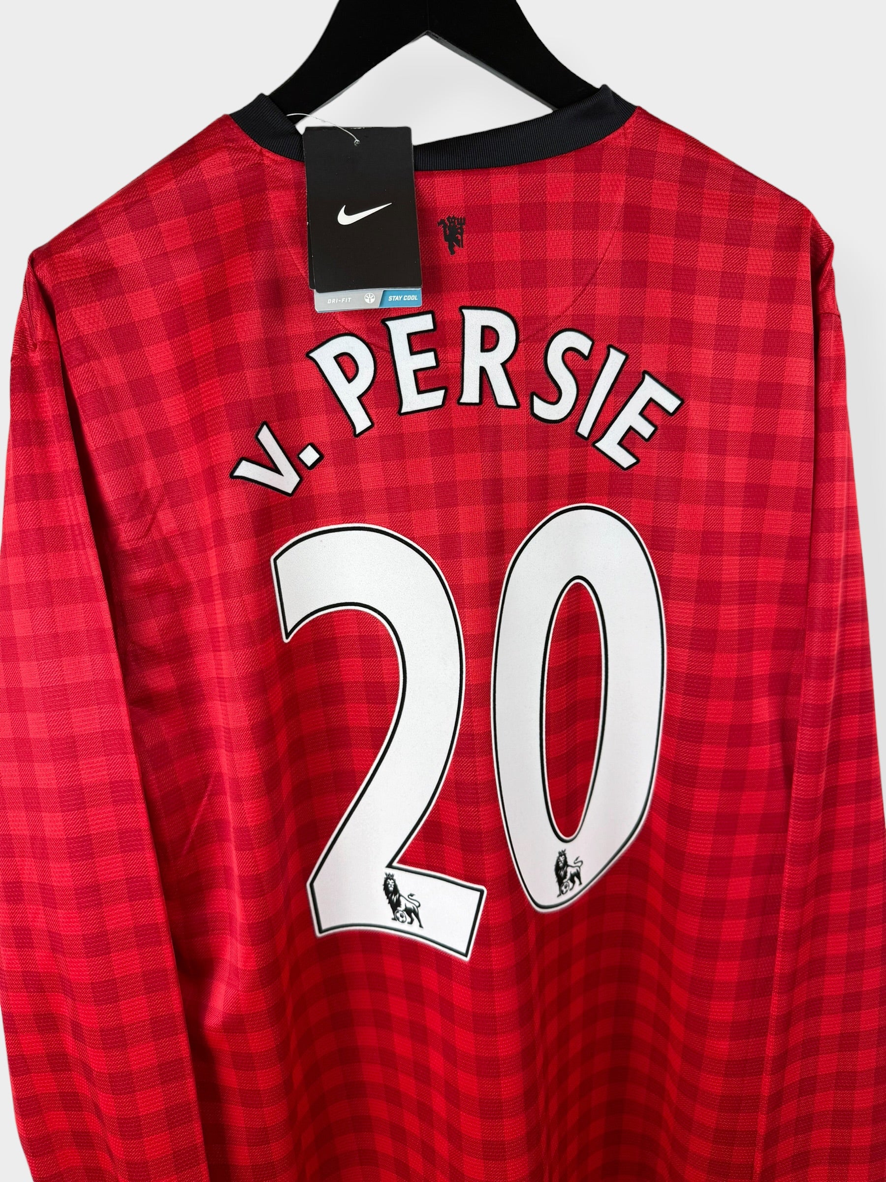 MAILLOT DOMICILE MANCHESTER UNITED 2012-13 ML V. PERISE #20 XL