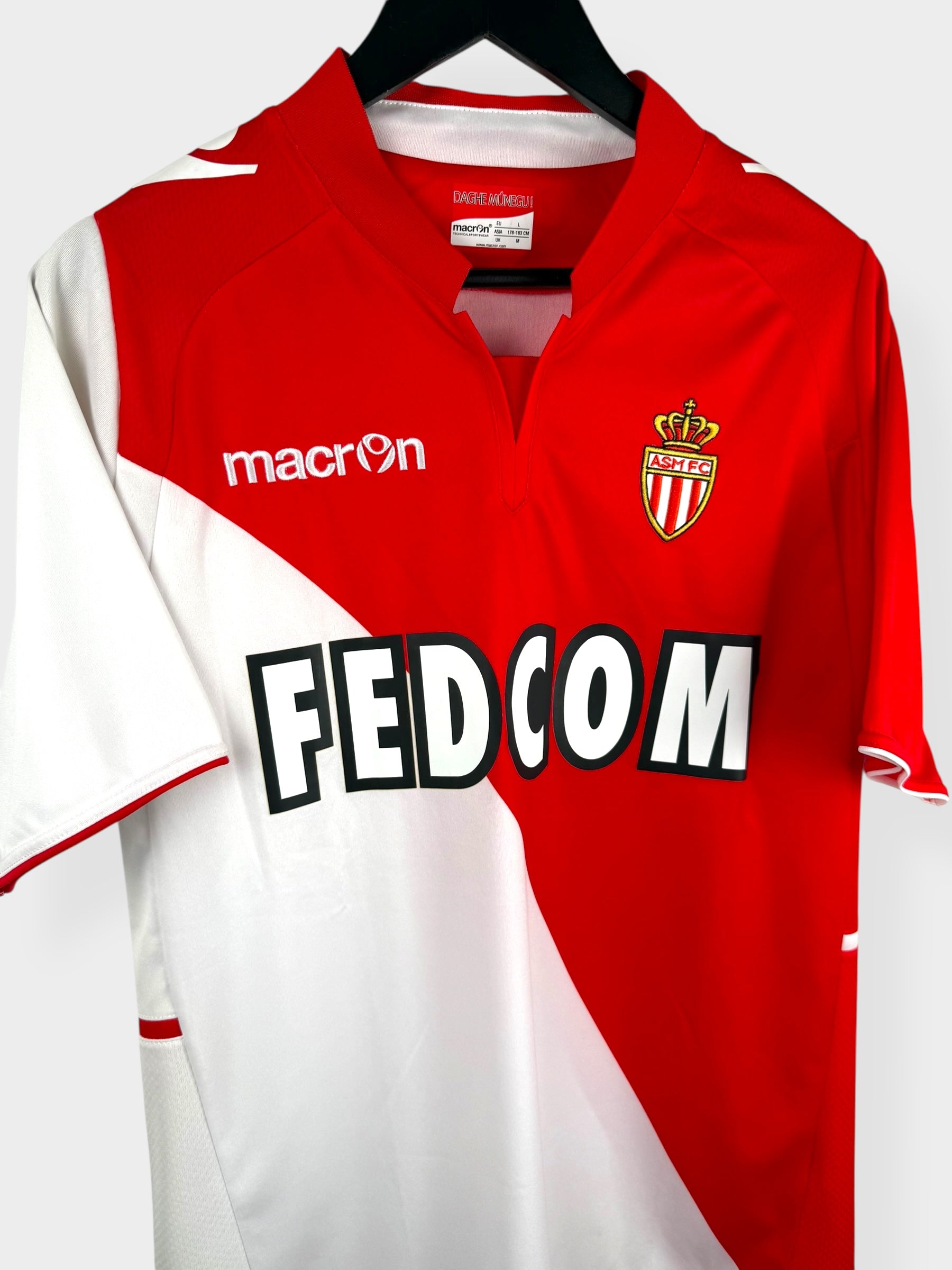 2013-14 AS MONACO HOME SHIRT L - Authentic Football Club