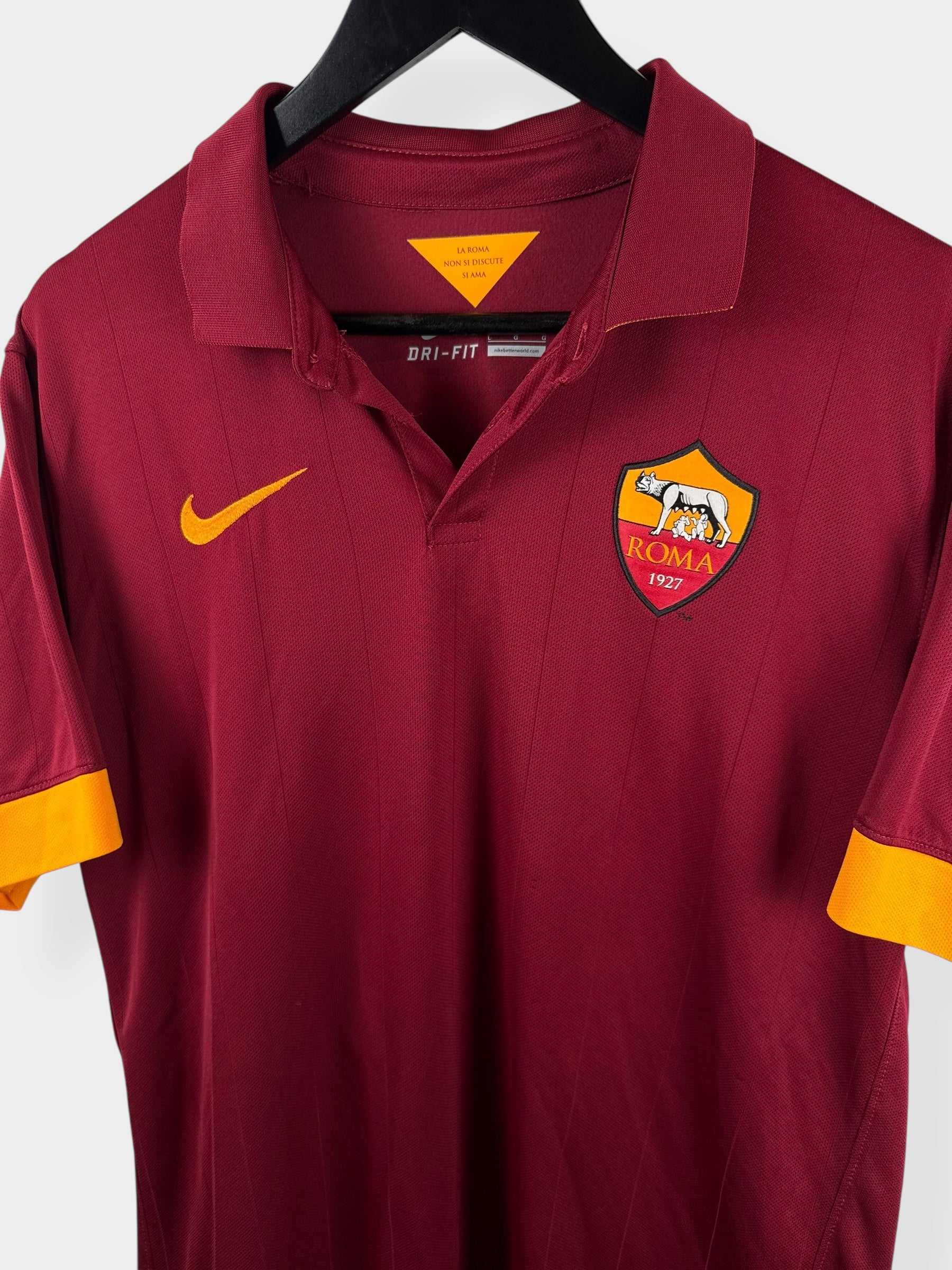 2014-15 AS ROMA HOME SHIRT TOTTI #10 L