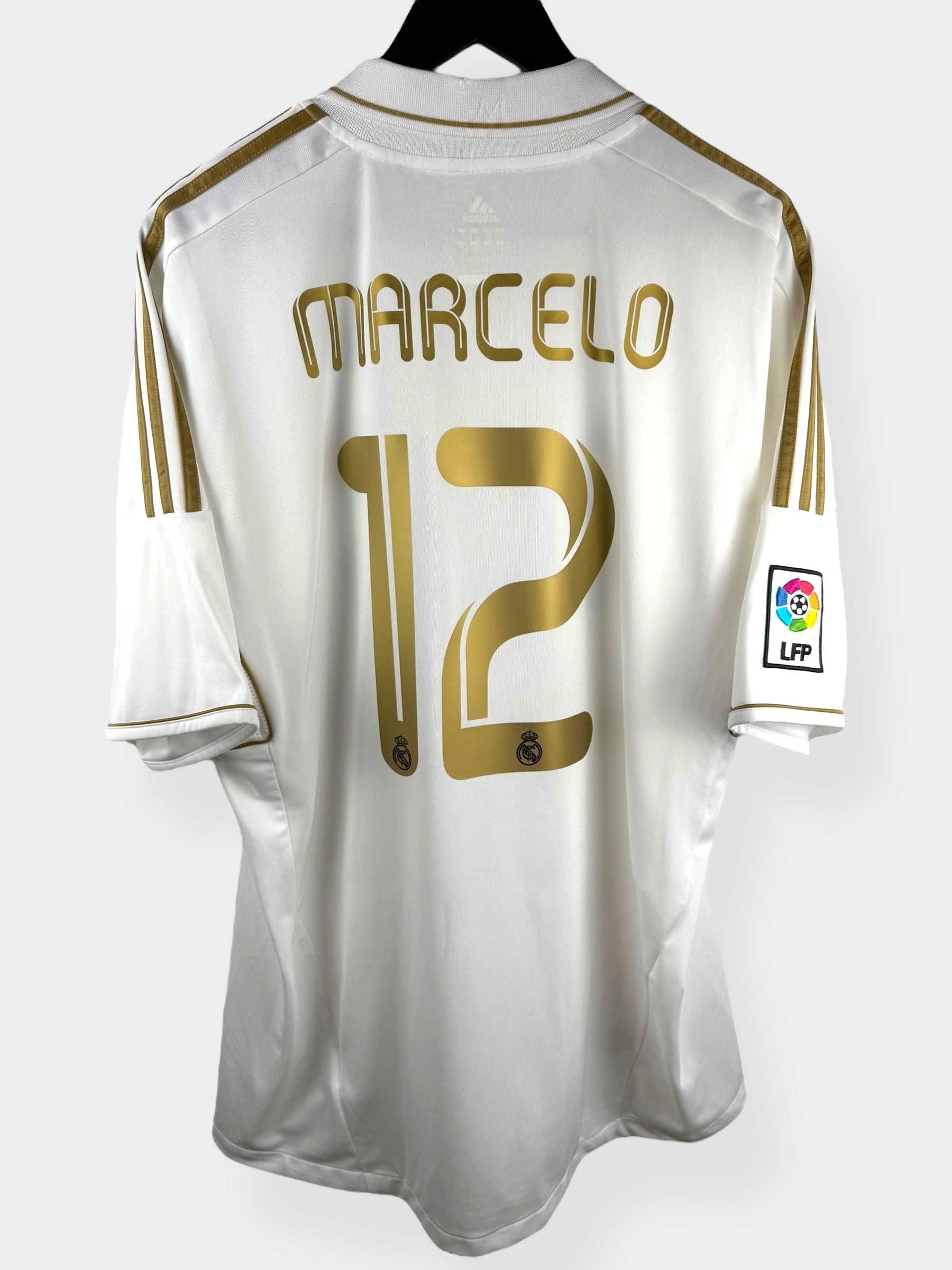 2011-12 REAL MADRID HOME SHIRT MARCELO #12 XL