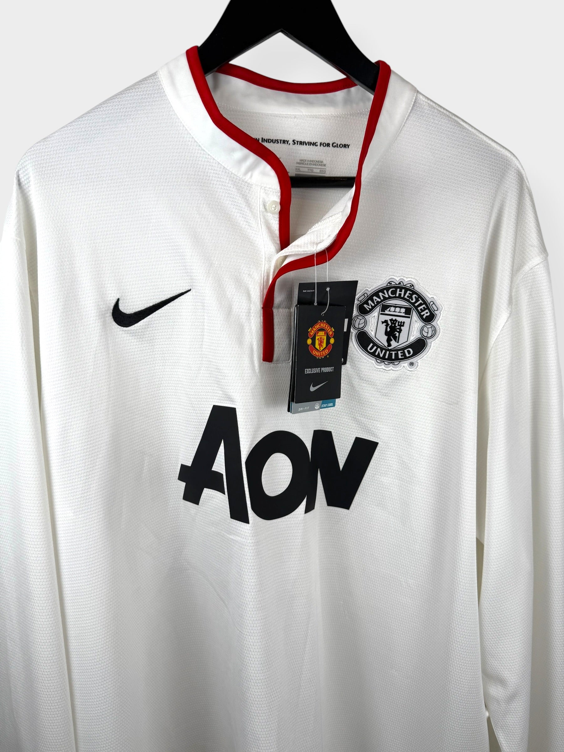 2012-14 MANCHESTER UNITED AWAY SHIRT LS XXL