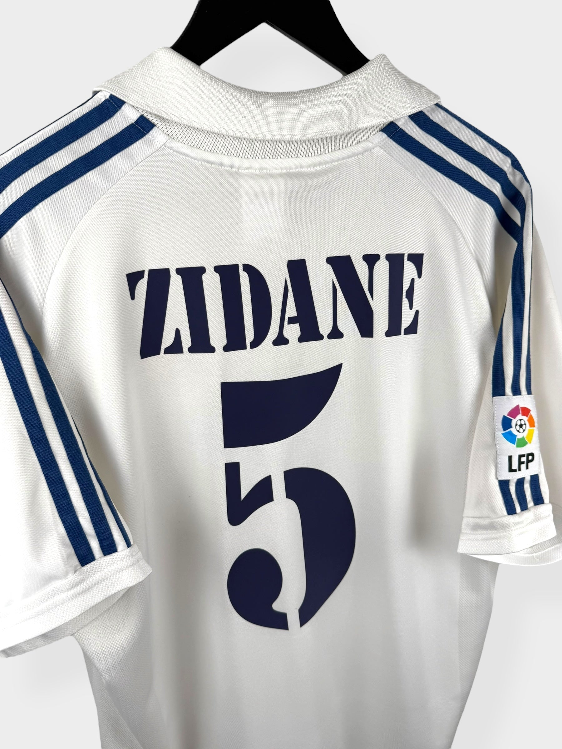 2001-02 REAL MADRID HOME SHIRT ZIDANE #5 L - Authentic Football Club