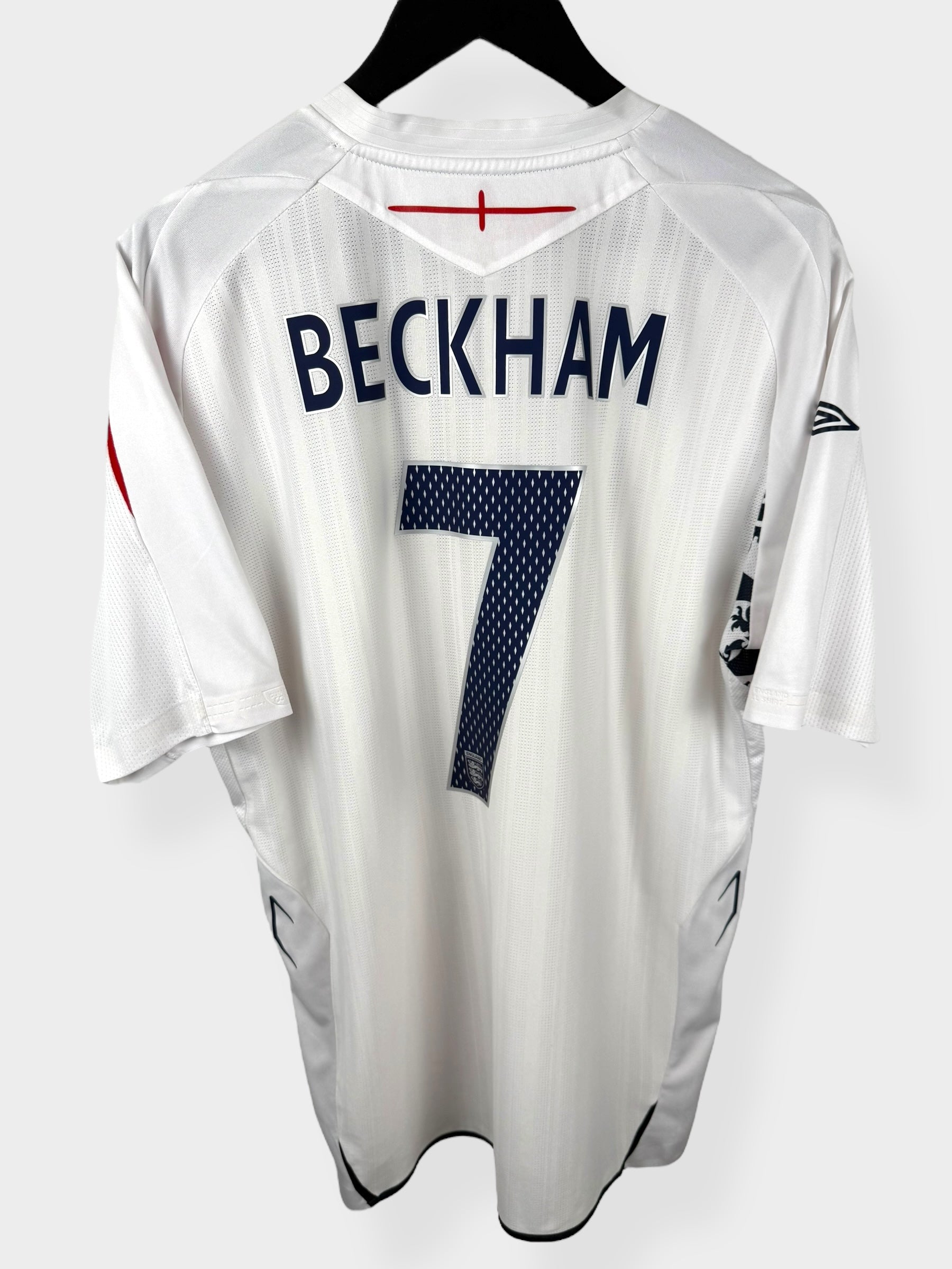 2007-09 ENGLAND HOME SHIRT BECKHAM #7 XL - Authentic Football Club