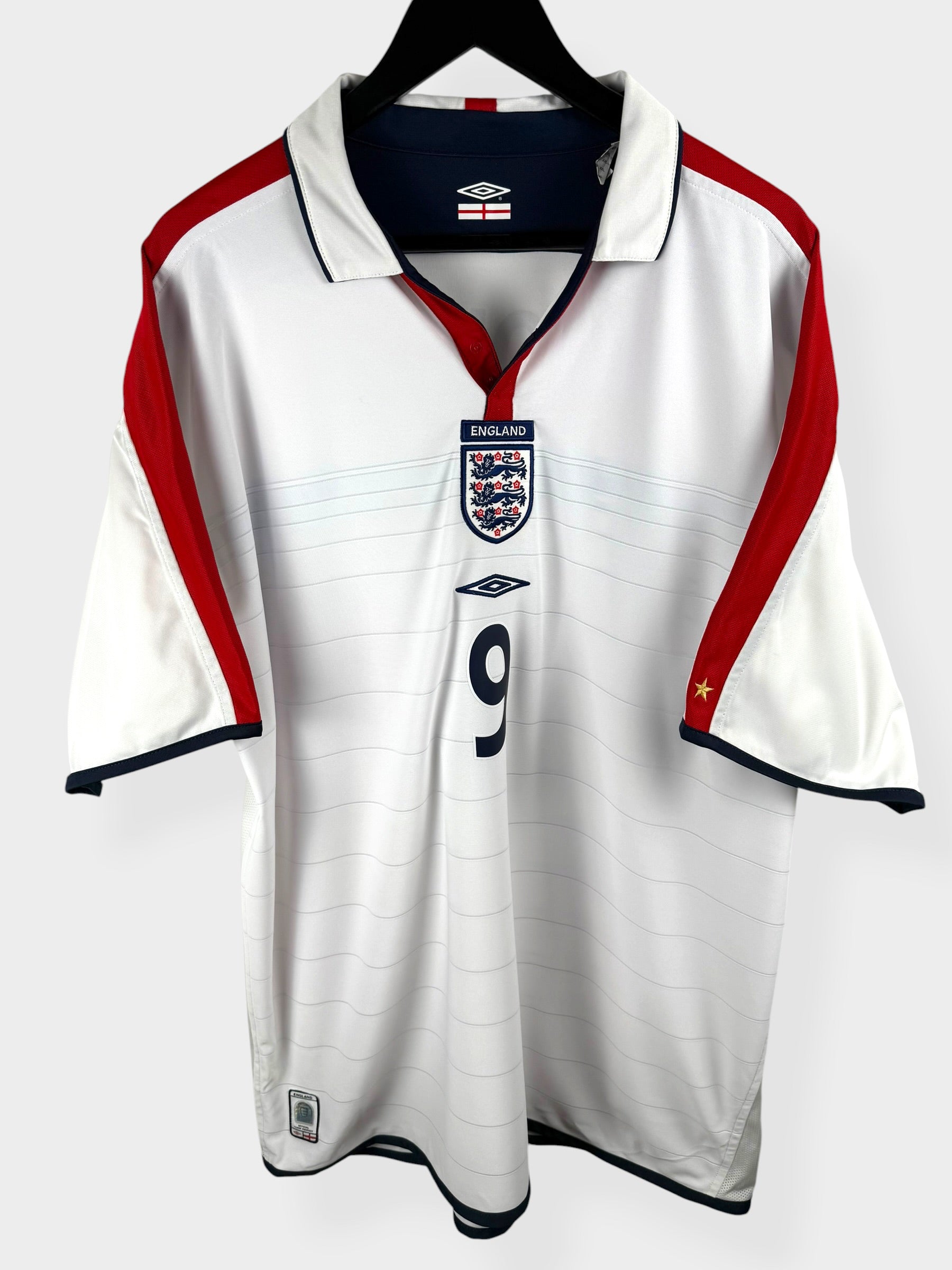 2003-05 ENGLAND HEIMTRIKOT ROONEY #9 XXL