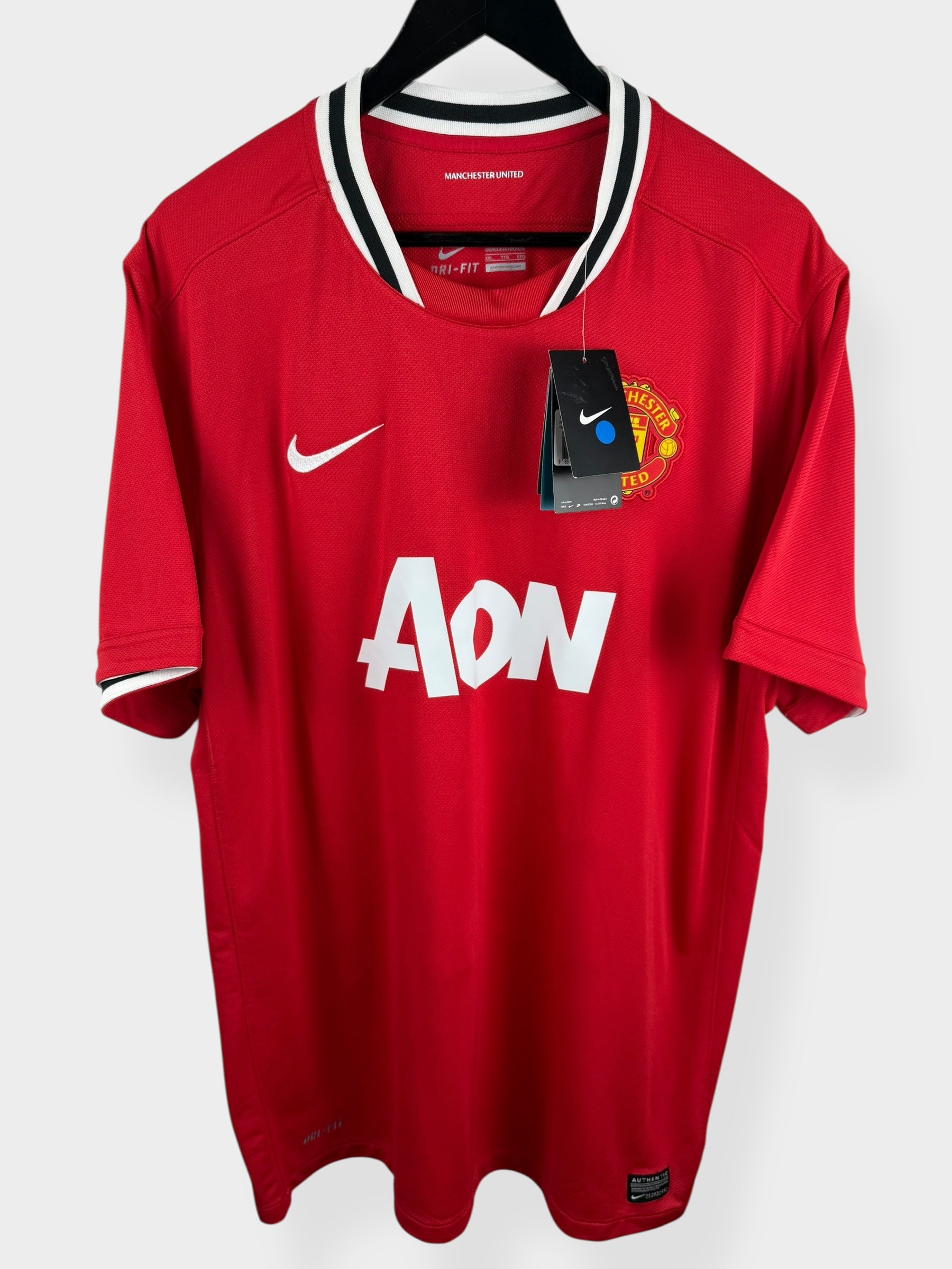 2011-12 MANCHESTER UNITED HOME SHIRT NANI #17 XXL - Authentic Football Club