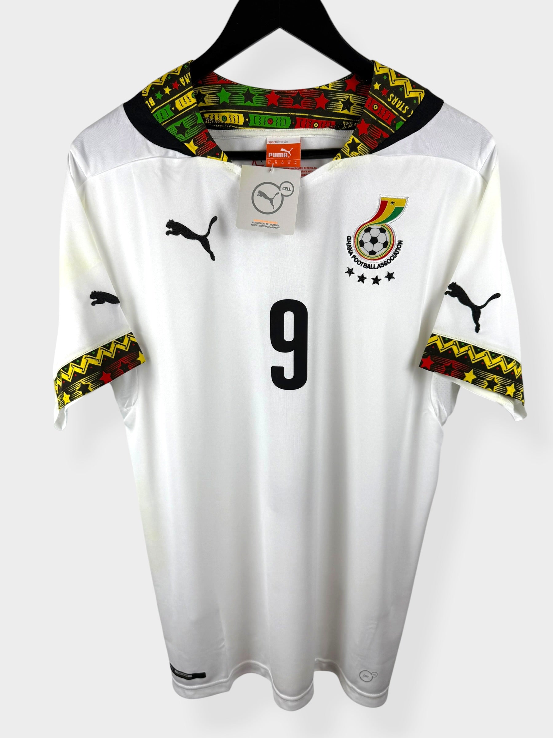 2014-15 GHANA HOME SHIRT BOATENG #9 M