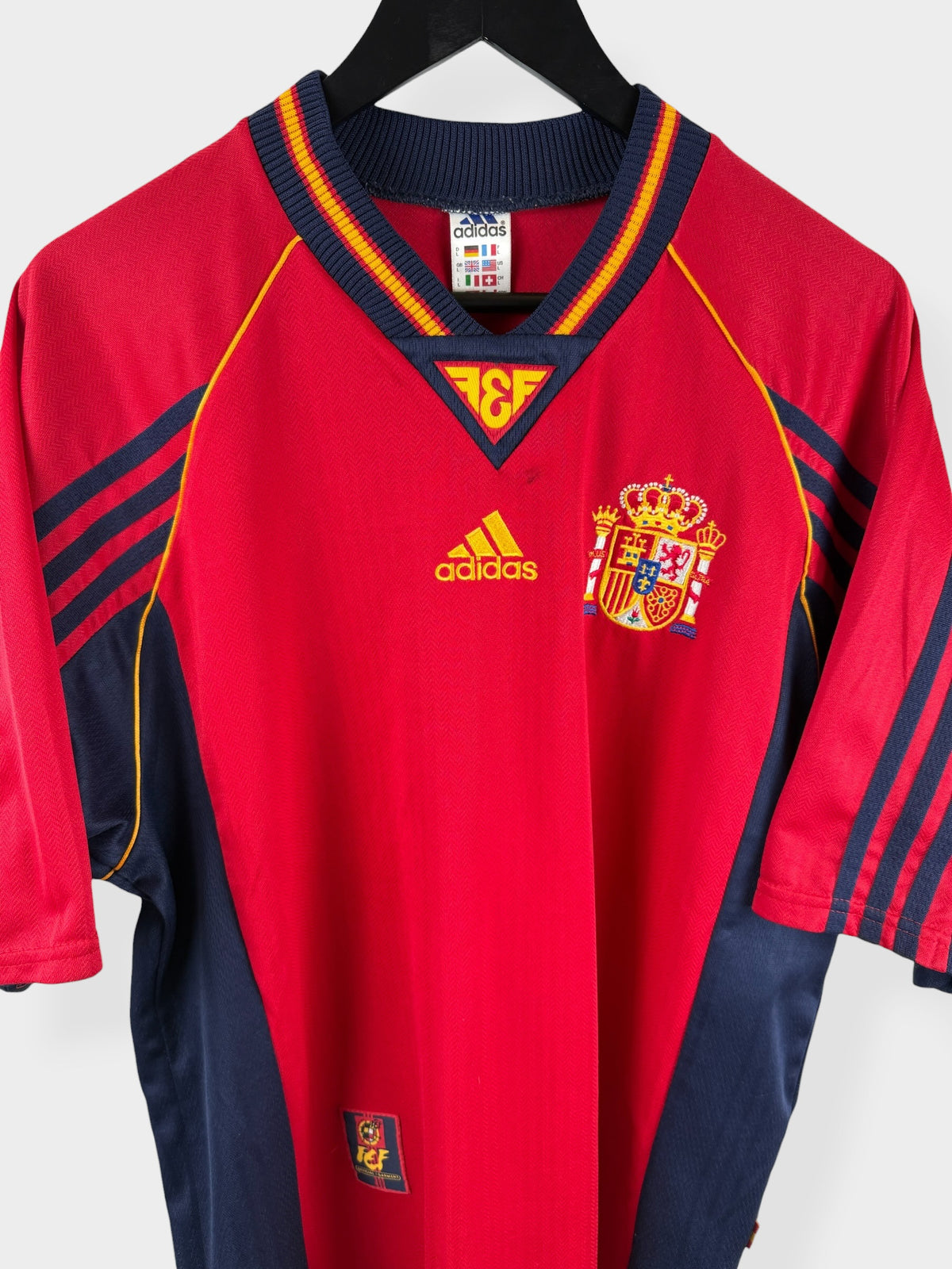1998-99 SPAIN HOME SHIRT L