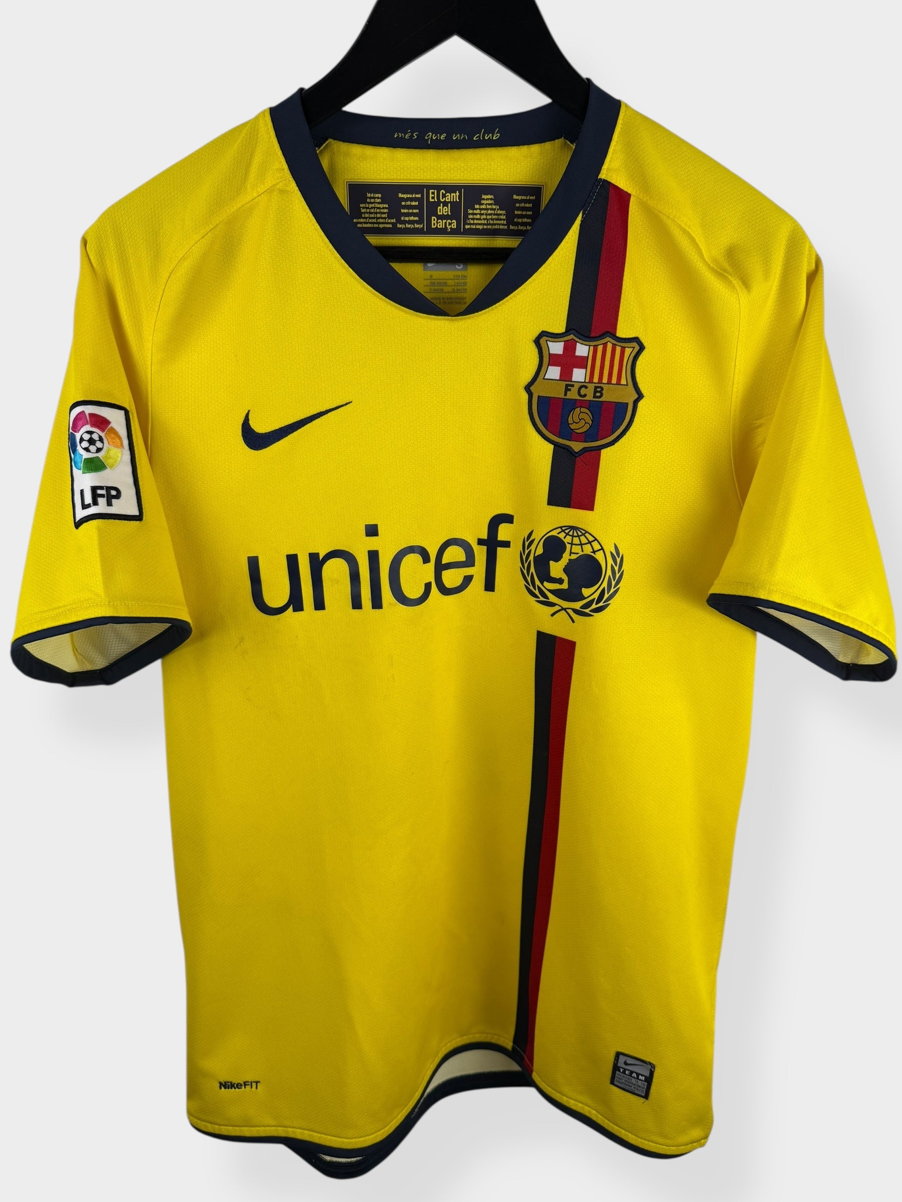 2008-10 BARCELONA AWAY SHIRT MESSI #10 S - Authentic Football Club