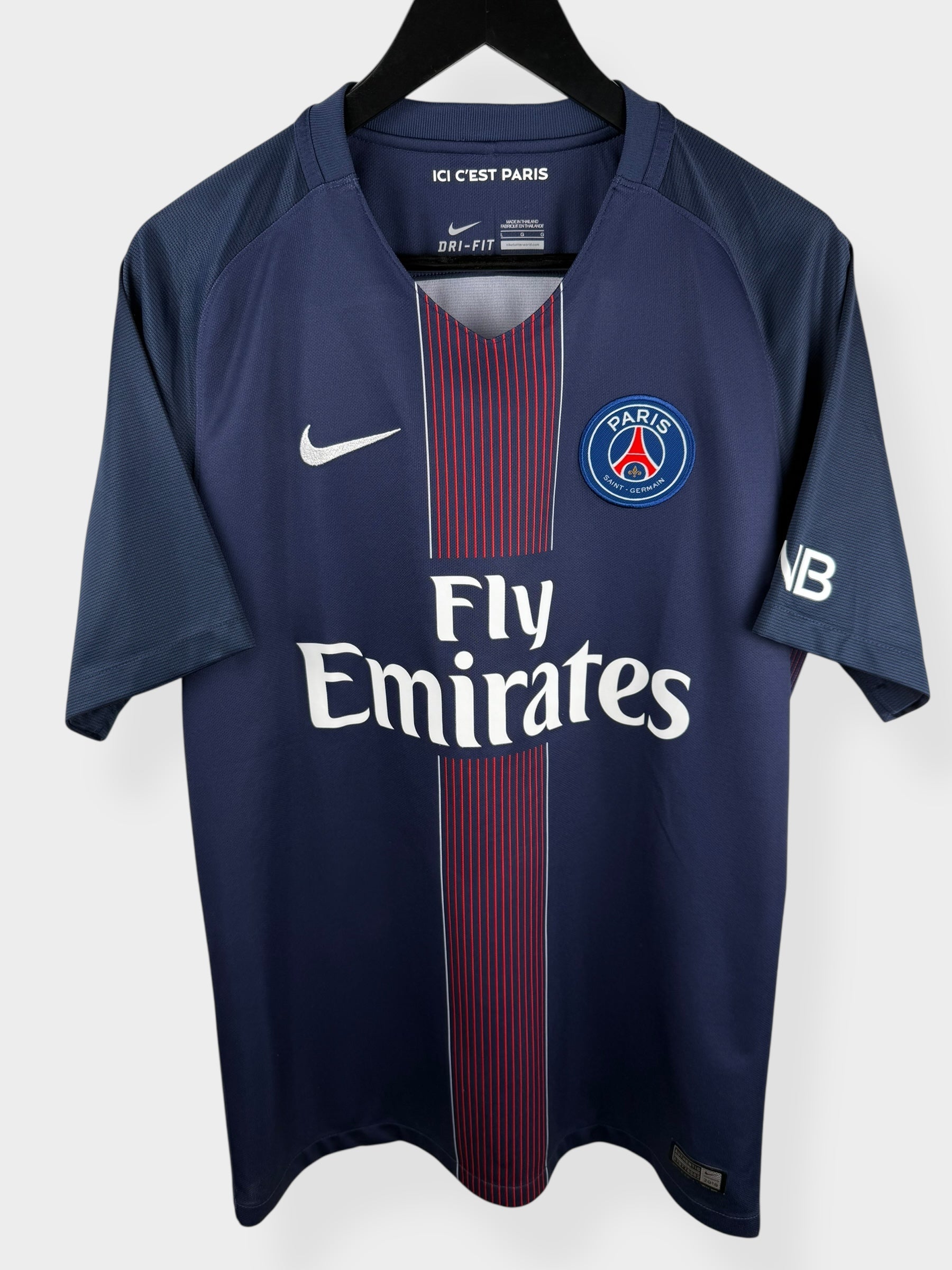 2016-17 PARIS SAINT-GERMAIN HOME SHIRT IBRAHIMOVIC #10 XL - Authentic Football Club