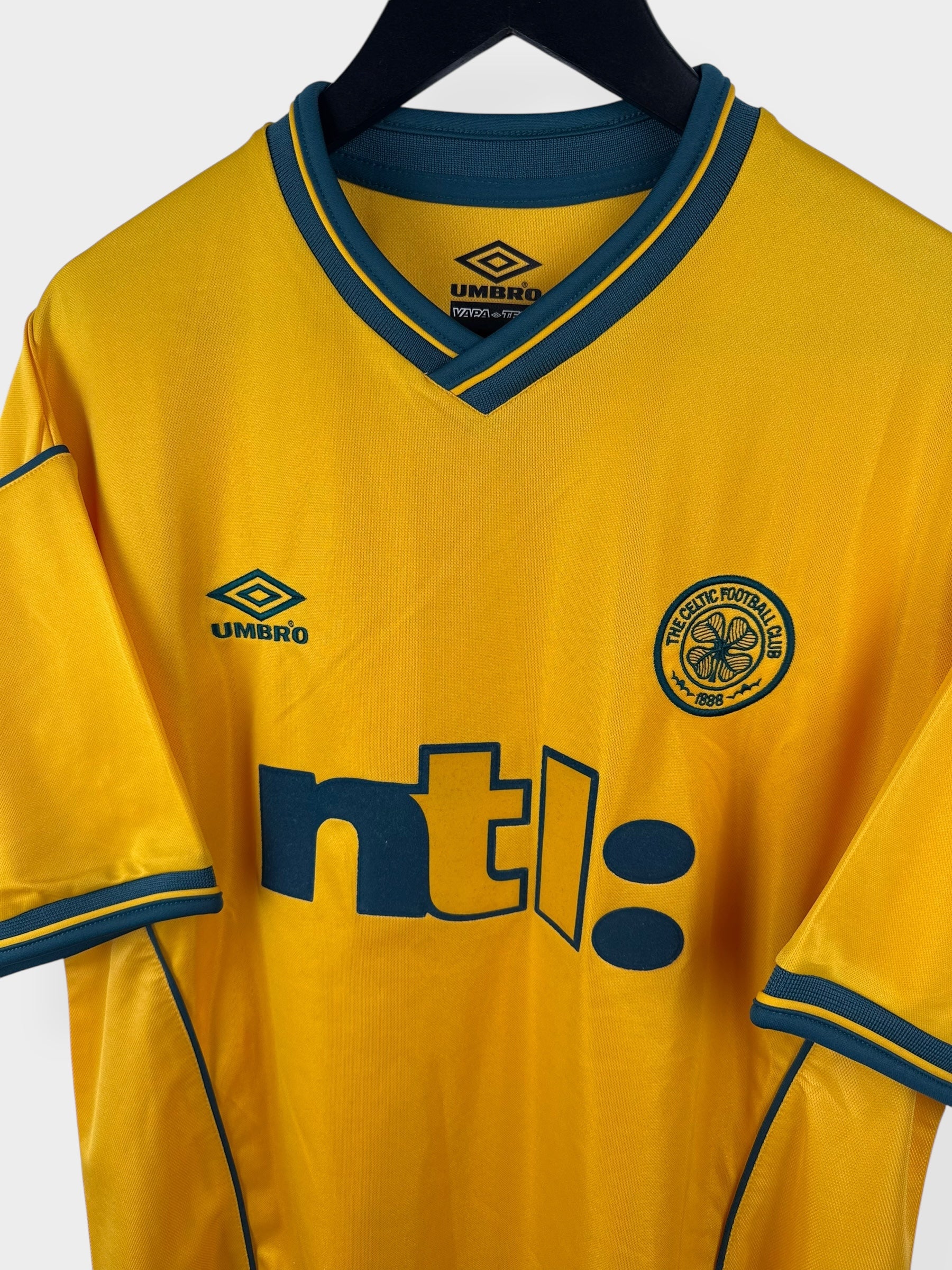 2001-02 CELTIC DRITTES TRIKOT LARSSON #7 L