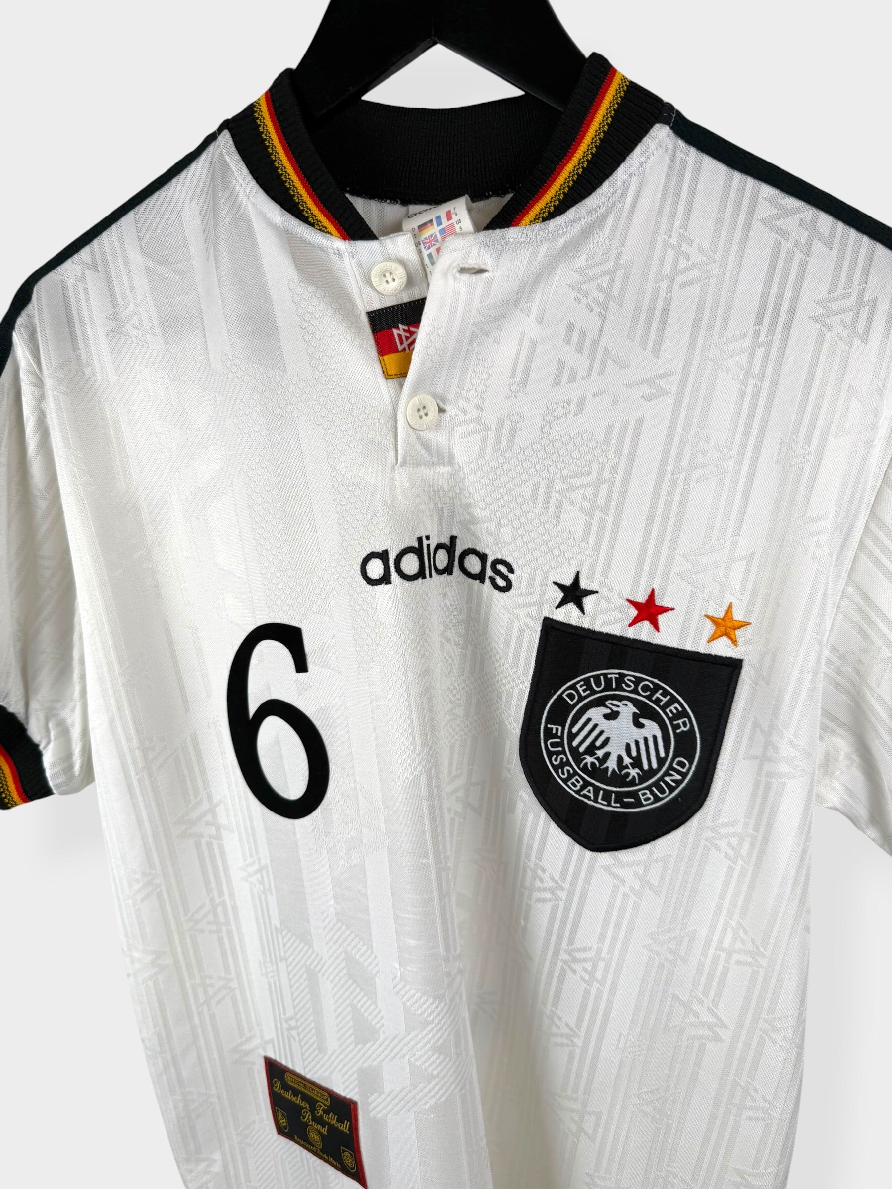 MAILLOT DOMICILE ALLEMAGNE 1996-98 SAMMER #6 S
